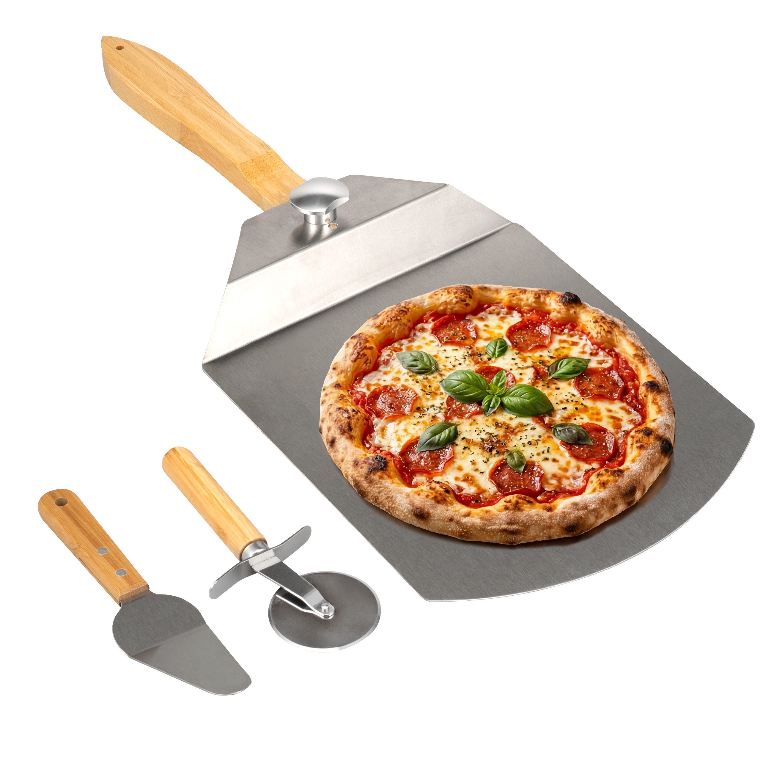 eluno Pizzaschieber Pizzaschieber 3er-Set