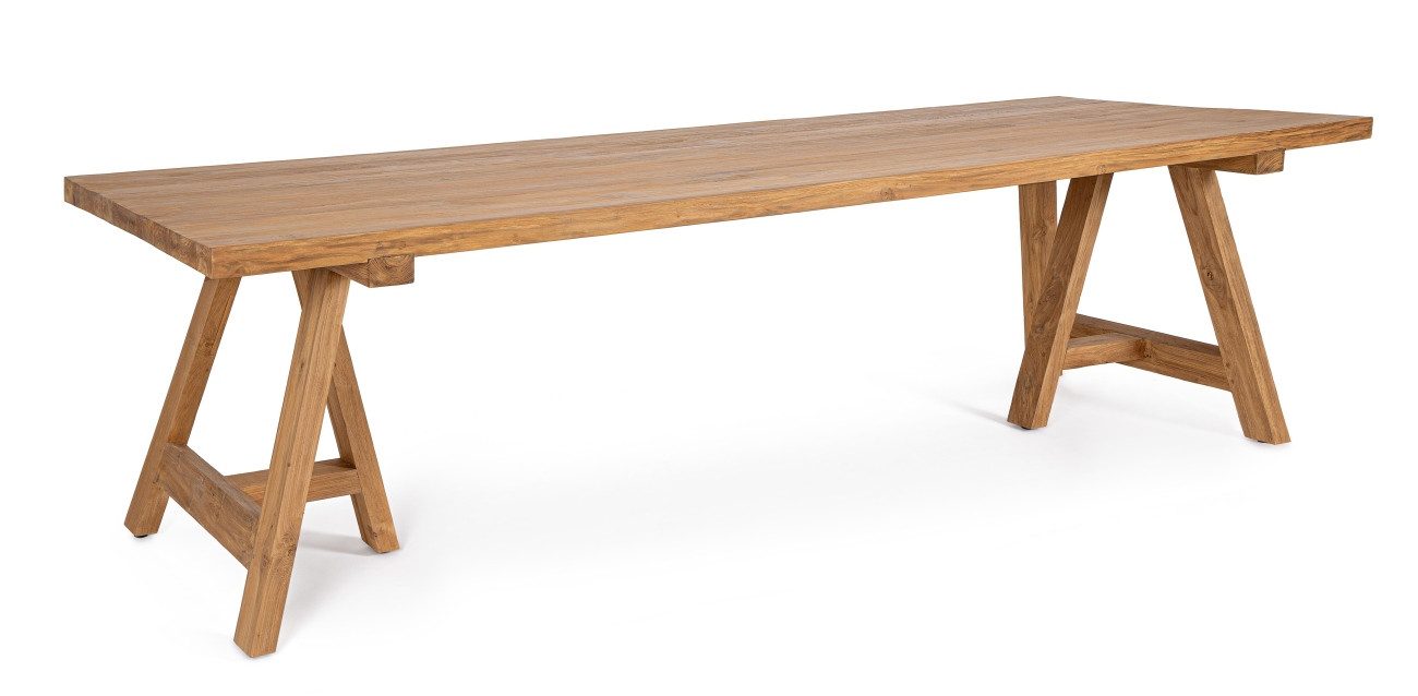Esstisch Managua aus recyceltem Teakholz, 300x100 cm