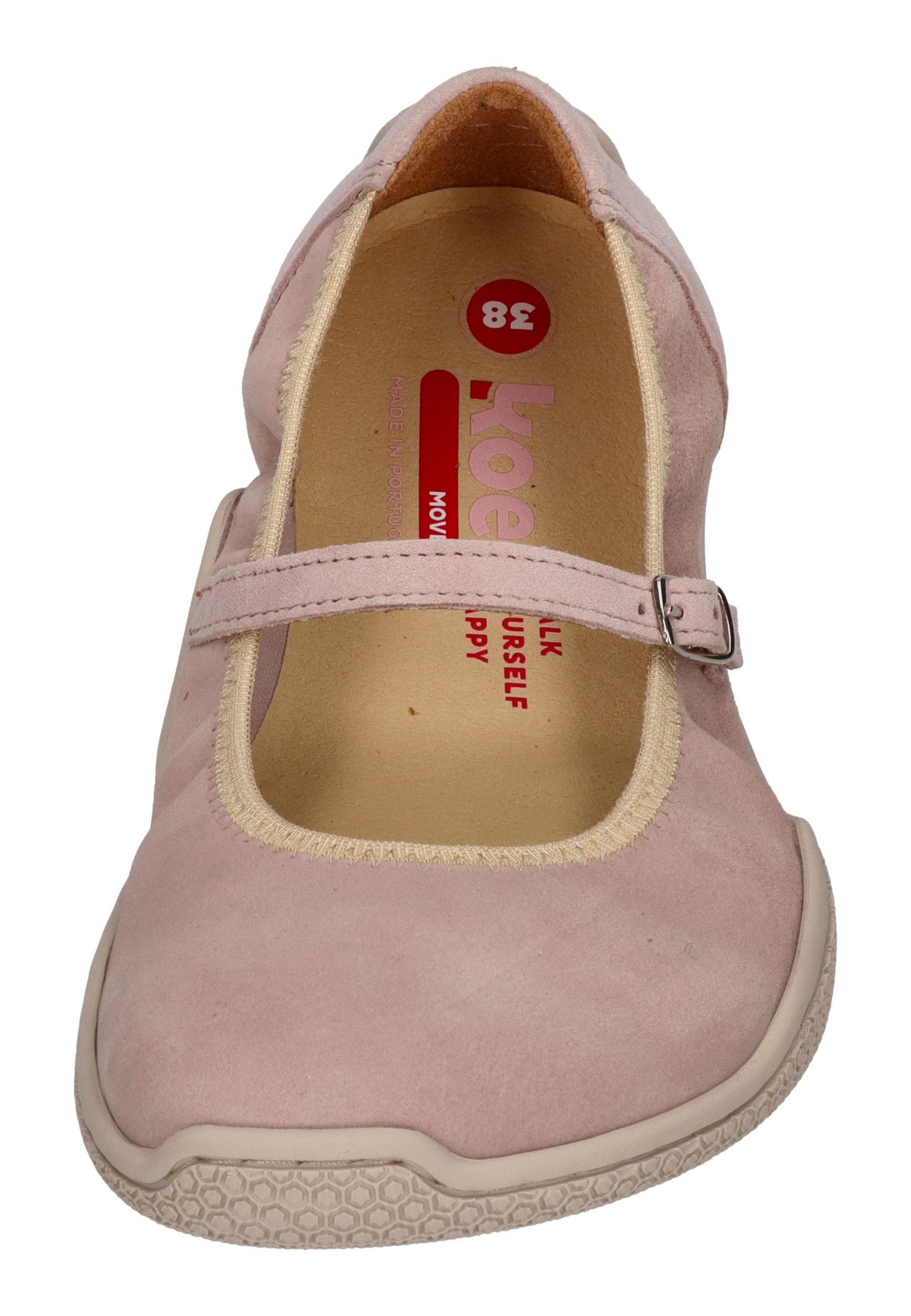 KOEL VALERIA II SUEDE Barfußschuh Pink