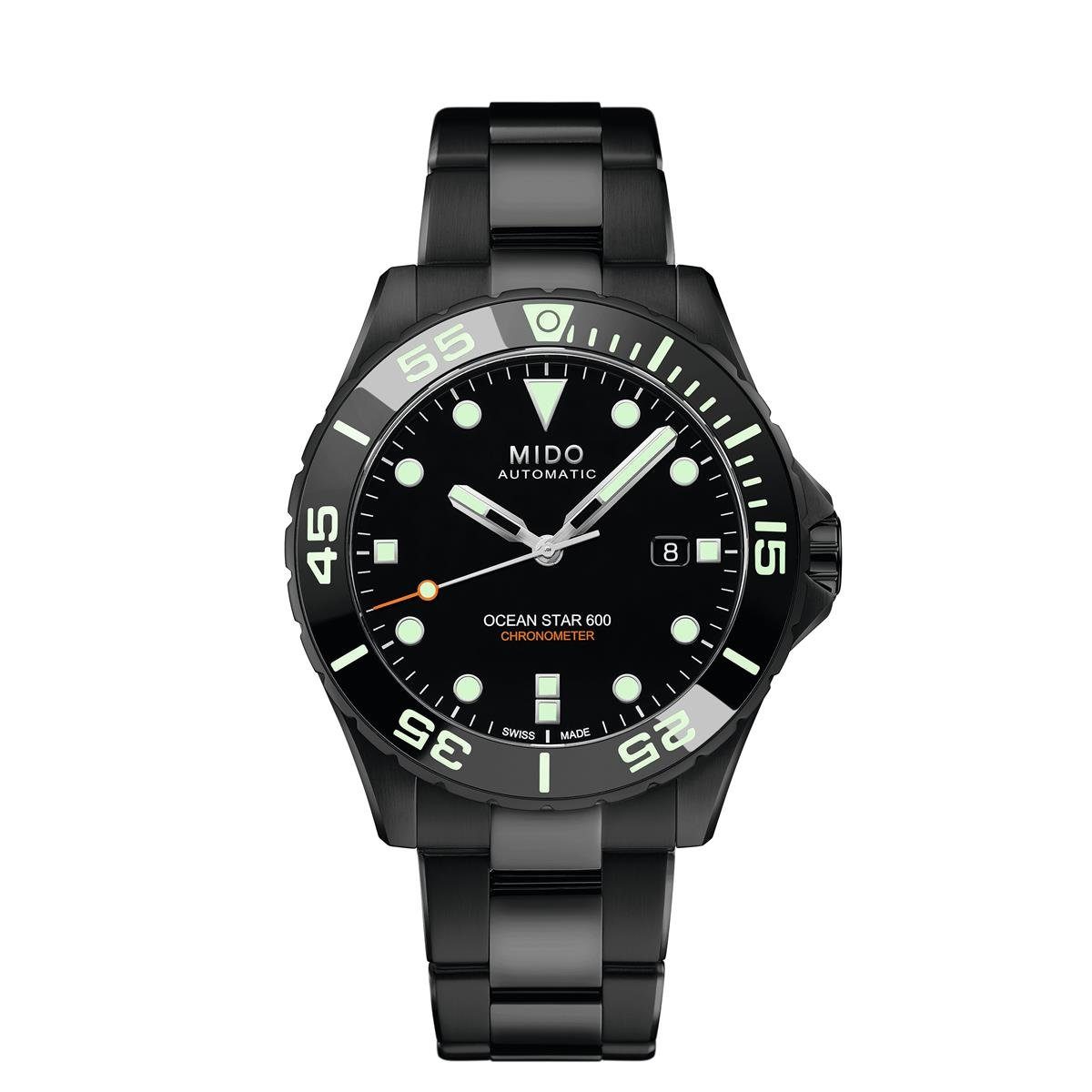 Mido Schweizer Uhr Mido Herren Uhr M0266083305100 Ocean Star 600 Chronometer Special Edit, (1-tlg)