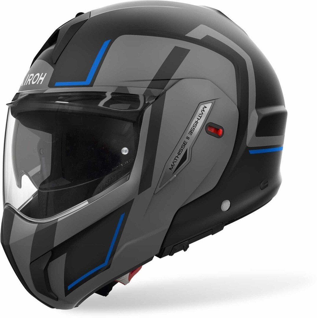 Airoh Motorradhelm Mathisse II Genius Klapphelm, Bluetooth, Sonnenvisier, Pinlock, Klapphelm, Antibeschlag