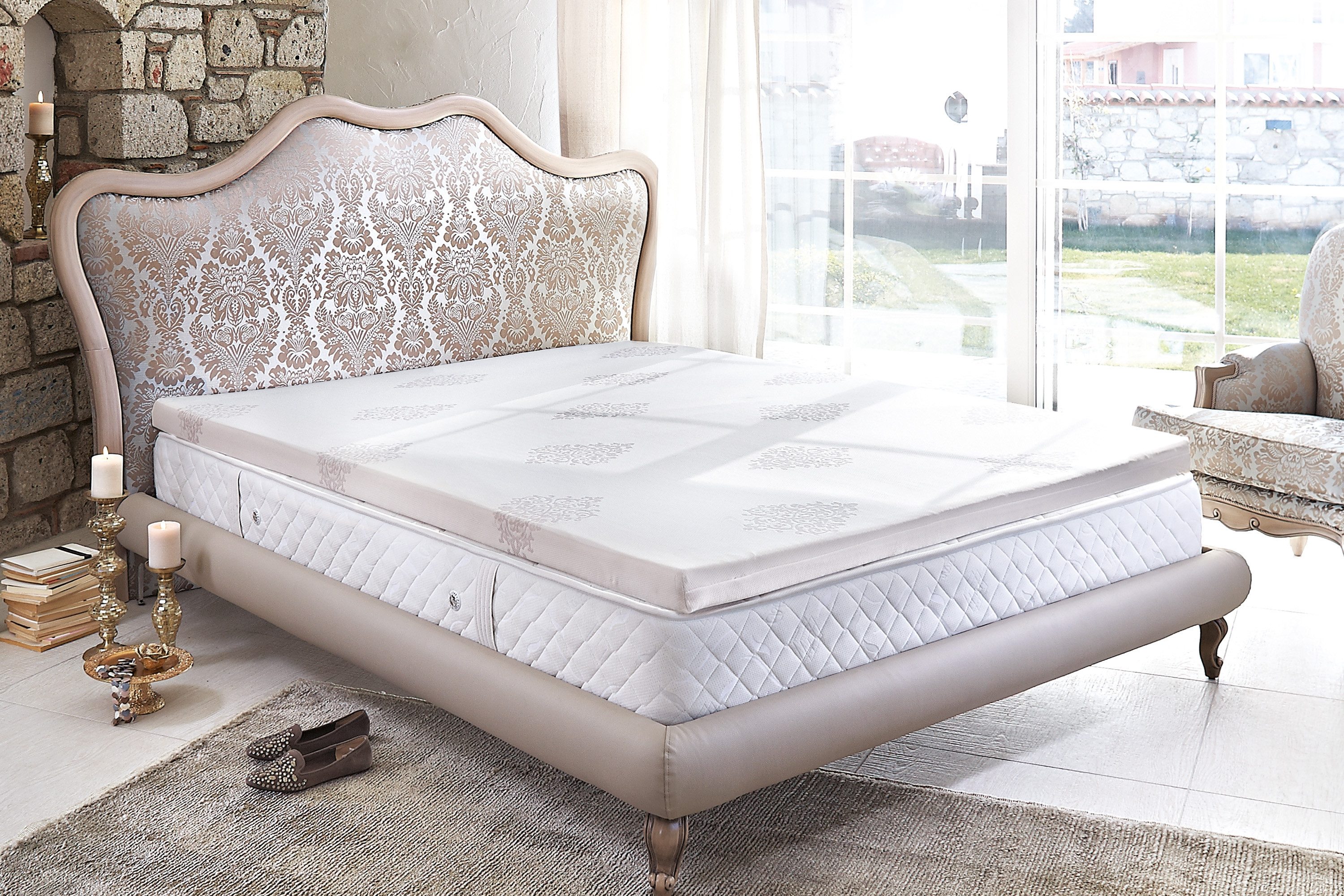 Yatas Bedding, Topper Visco, 4 cm hoch, Viscoschaum