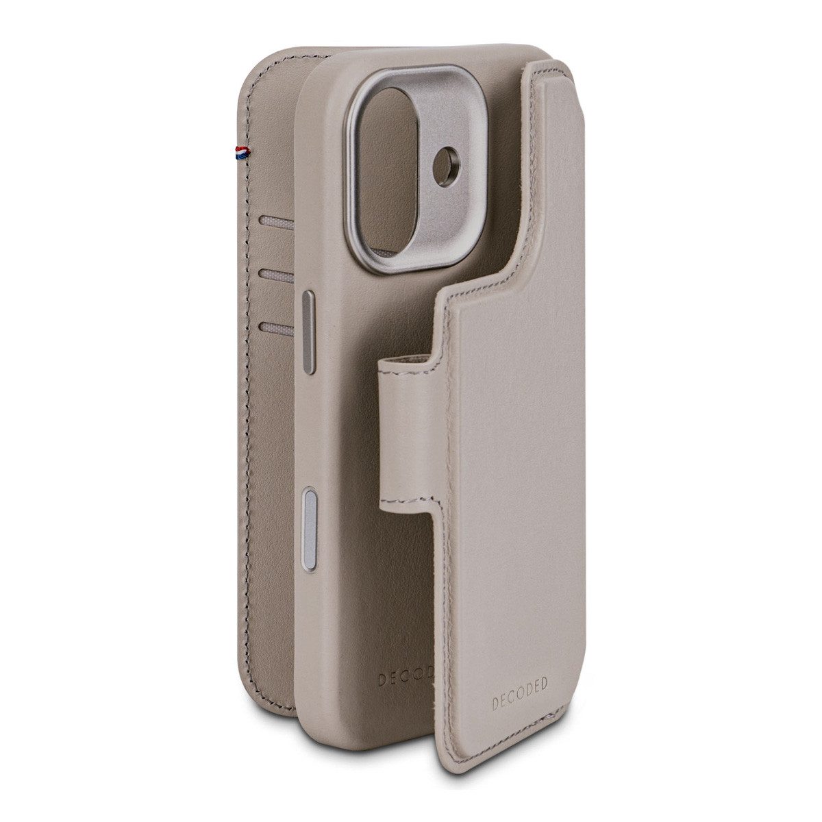 DECODED Flip Case Decoded 2 in 1 Leather Klapphülle MagSafe Apple iPhone 17 - Solid Clay