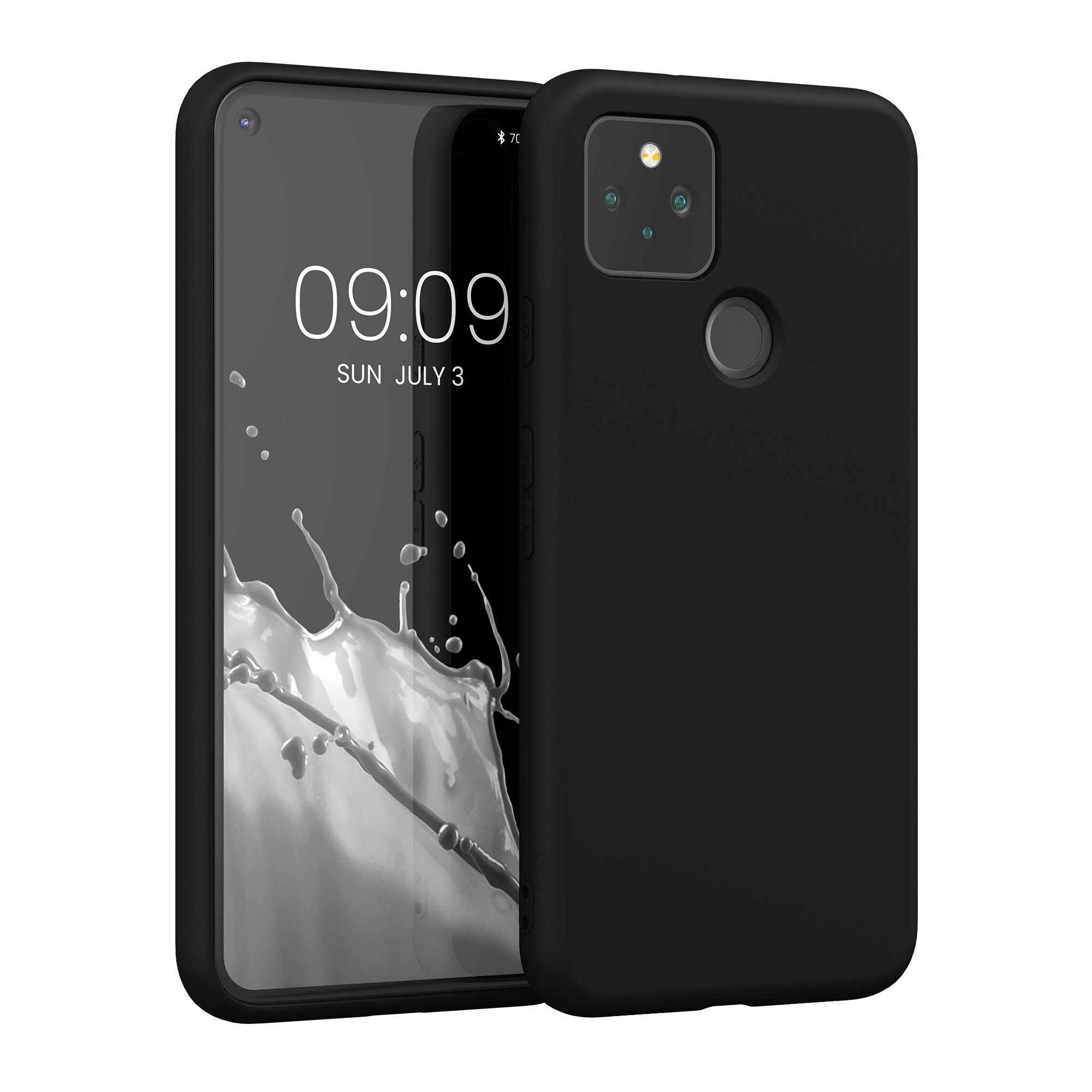 kwmobile Handyhülle Slim Case für Google Pixel 5, Hülle Silikon Handy - Handyhülle gummiert