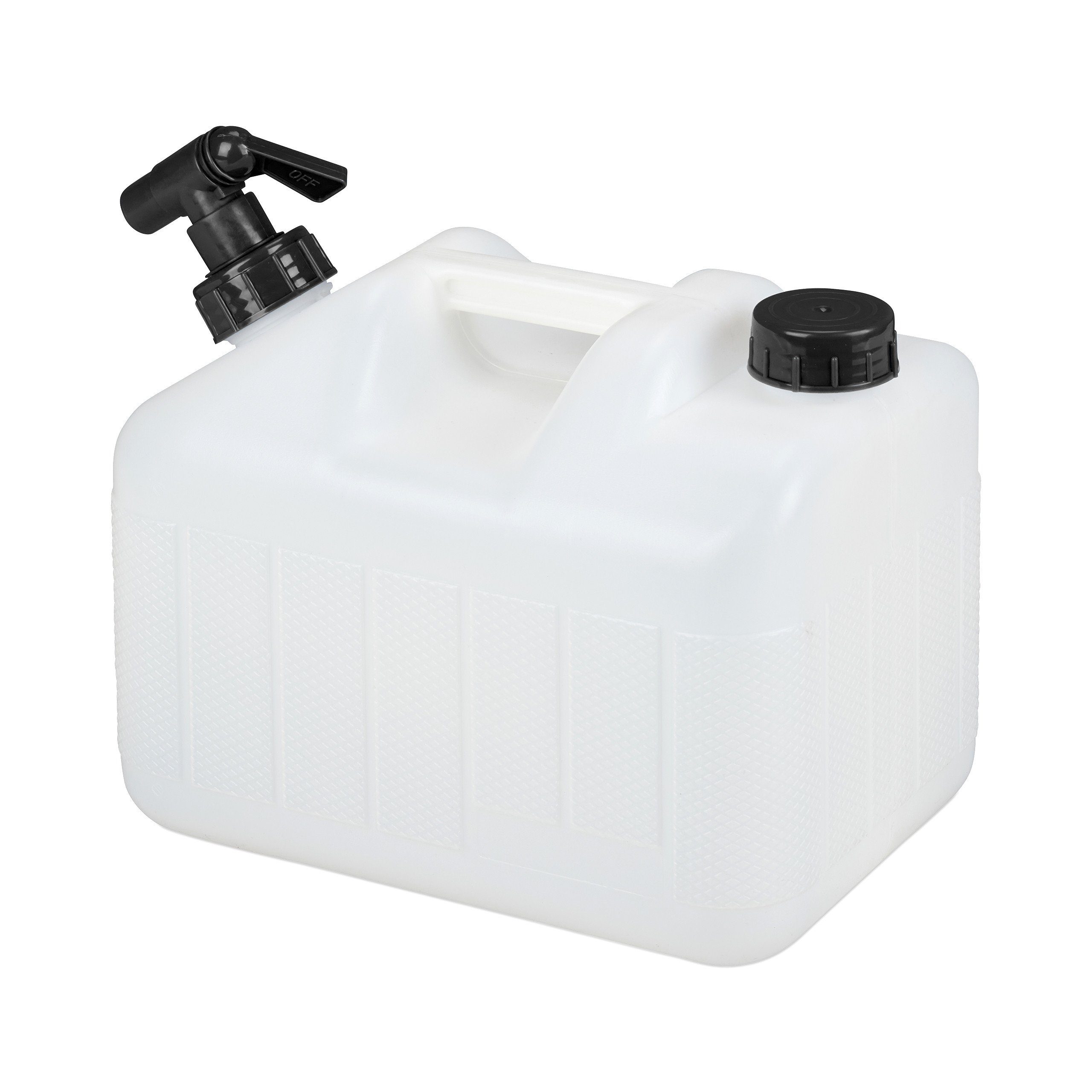 Kanister Hahn, relaxdays Wasserkanister 10 Liter mit