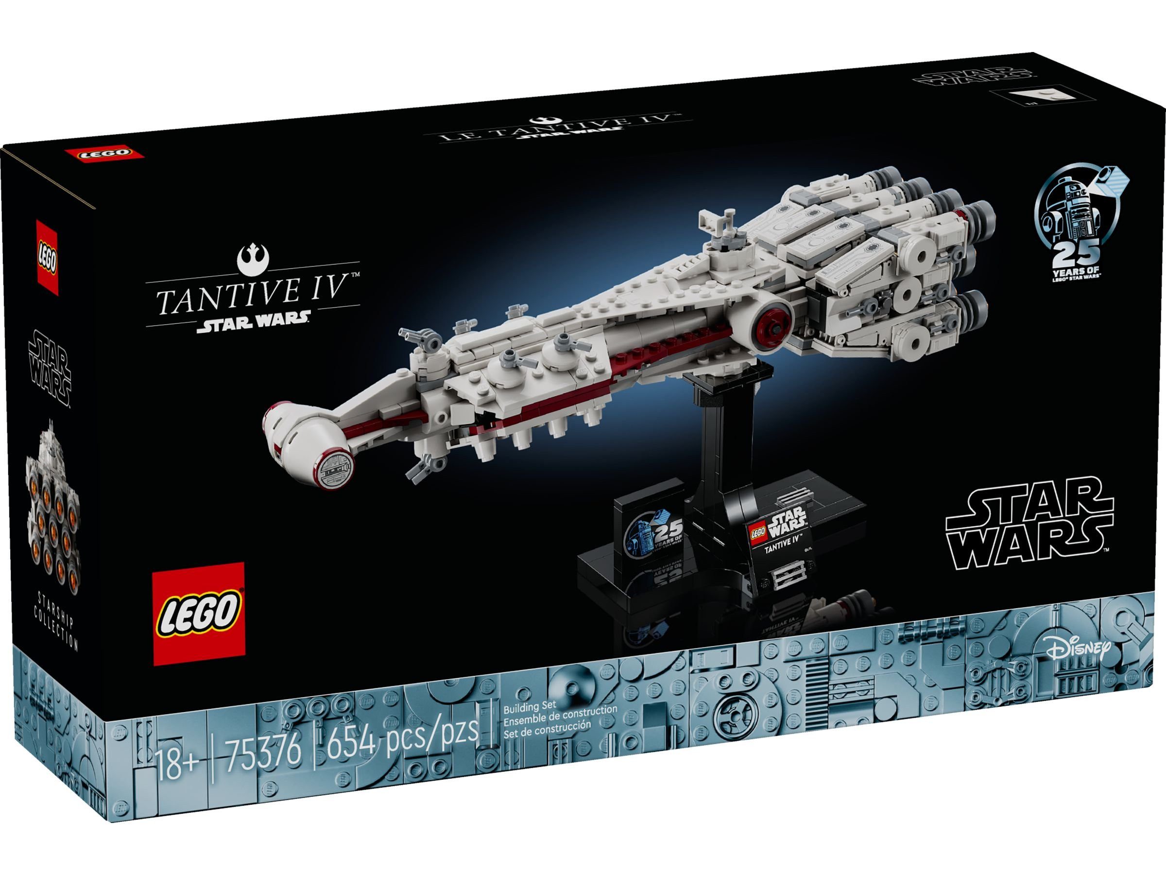 LEGO® LEGO® Star Wars™ 75376 Tantive IV™ Konstruktionsspielsteine, (654 St)