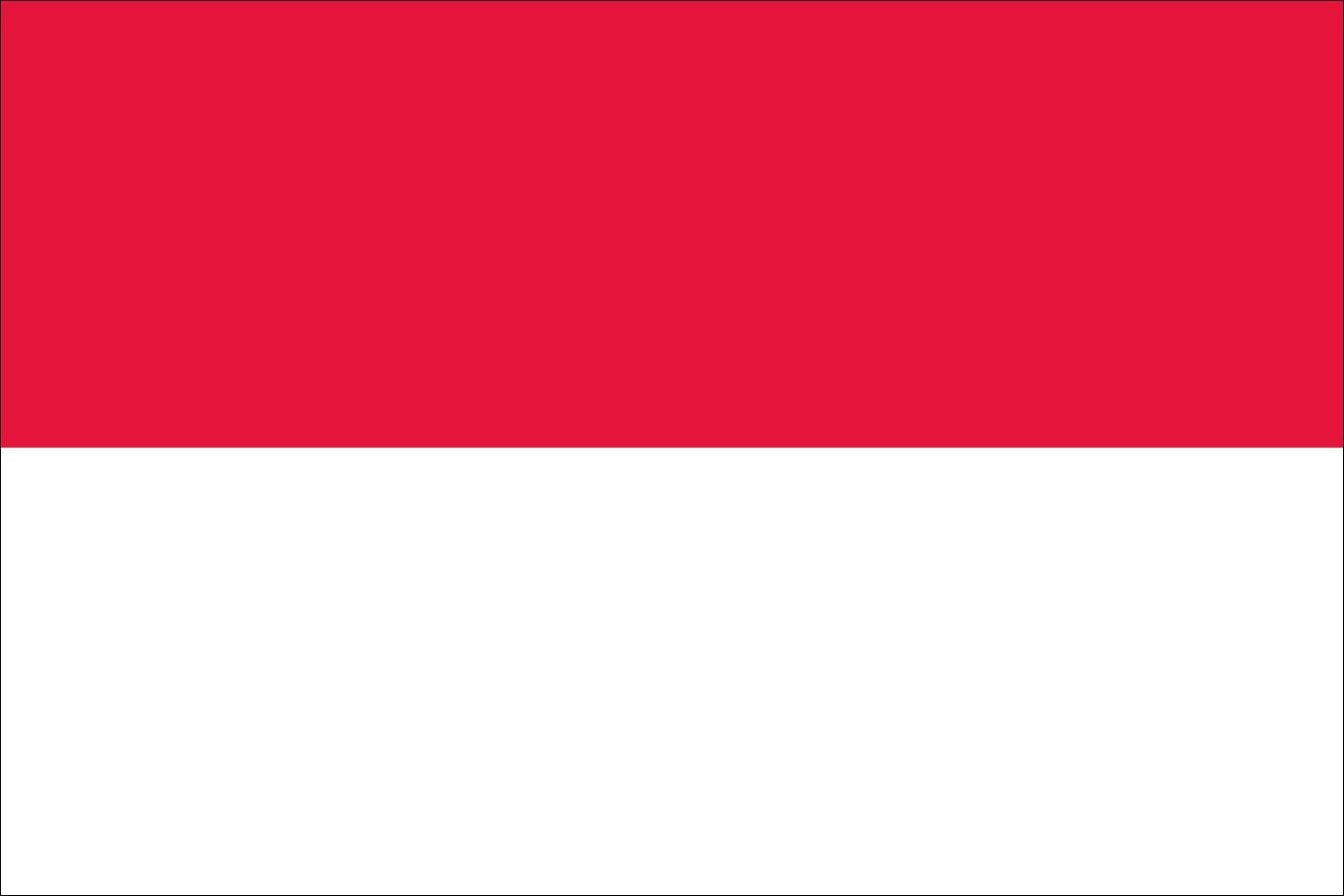 flaggenmeer Flagge Flagge Indonesien 110 g/m² Querformat