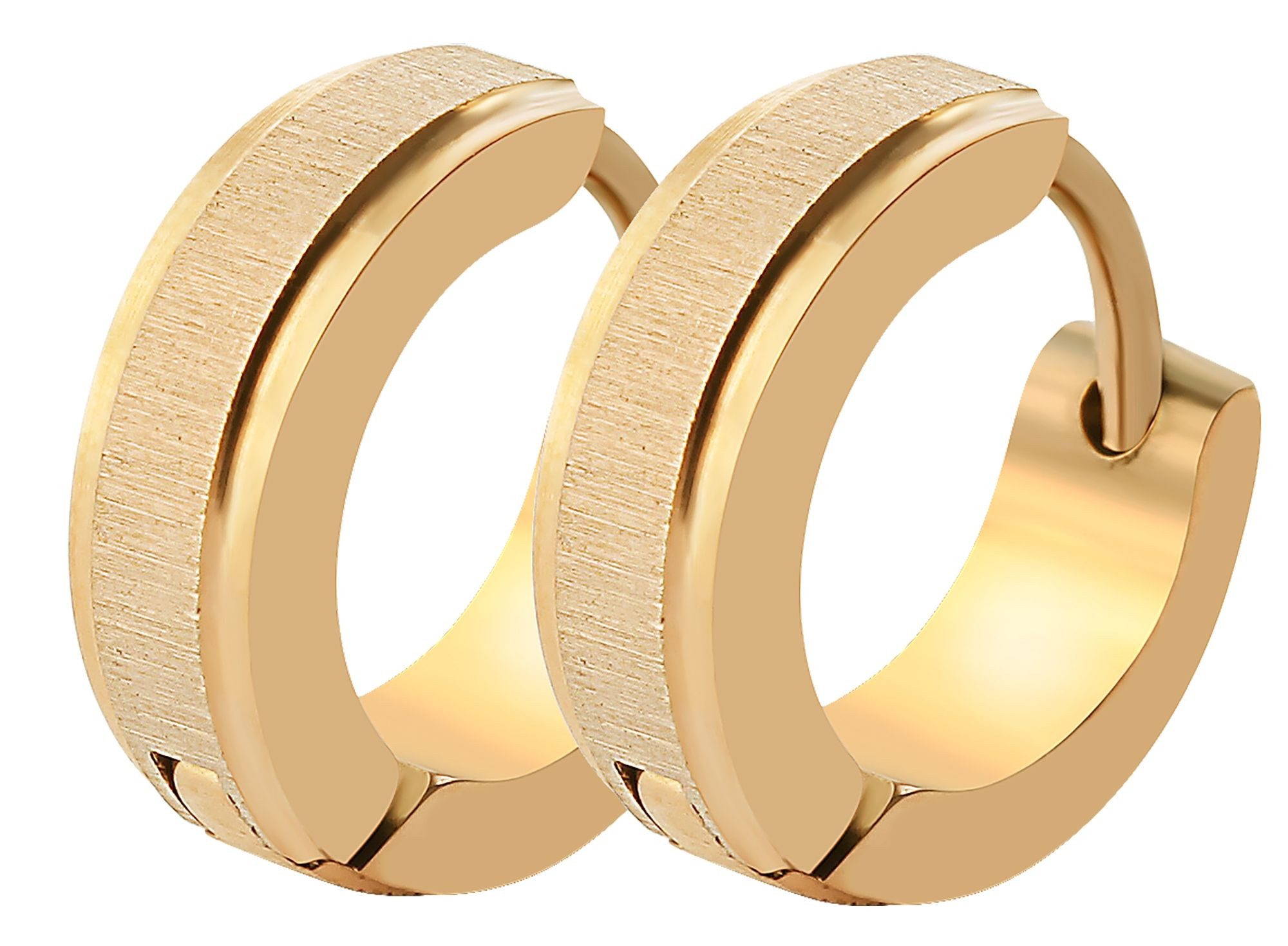 AKZENT Ohrring-Set Alisha Creolen Ohrringe Edelstahl gold Damen wasserfest günstig online kaufen