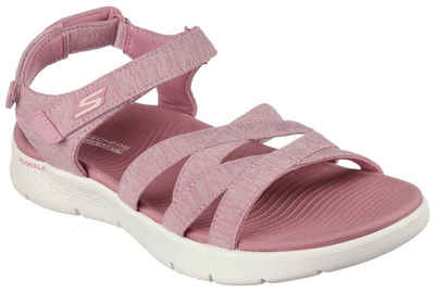 Skechers GO WALK FLEX SANDAL-SUNSHINE Sandale, Sommerschuh, Sandalette, Klettschuh, mit praktischem Klettverschluss