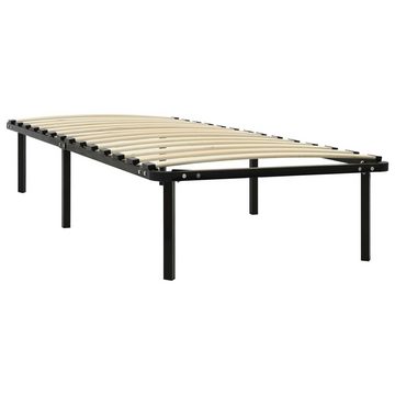 vidaXL Bett Bettgestell Schwarz Metall 90×200 cm