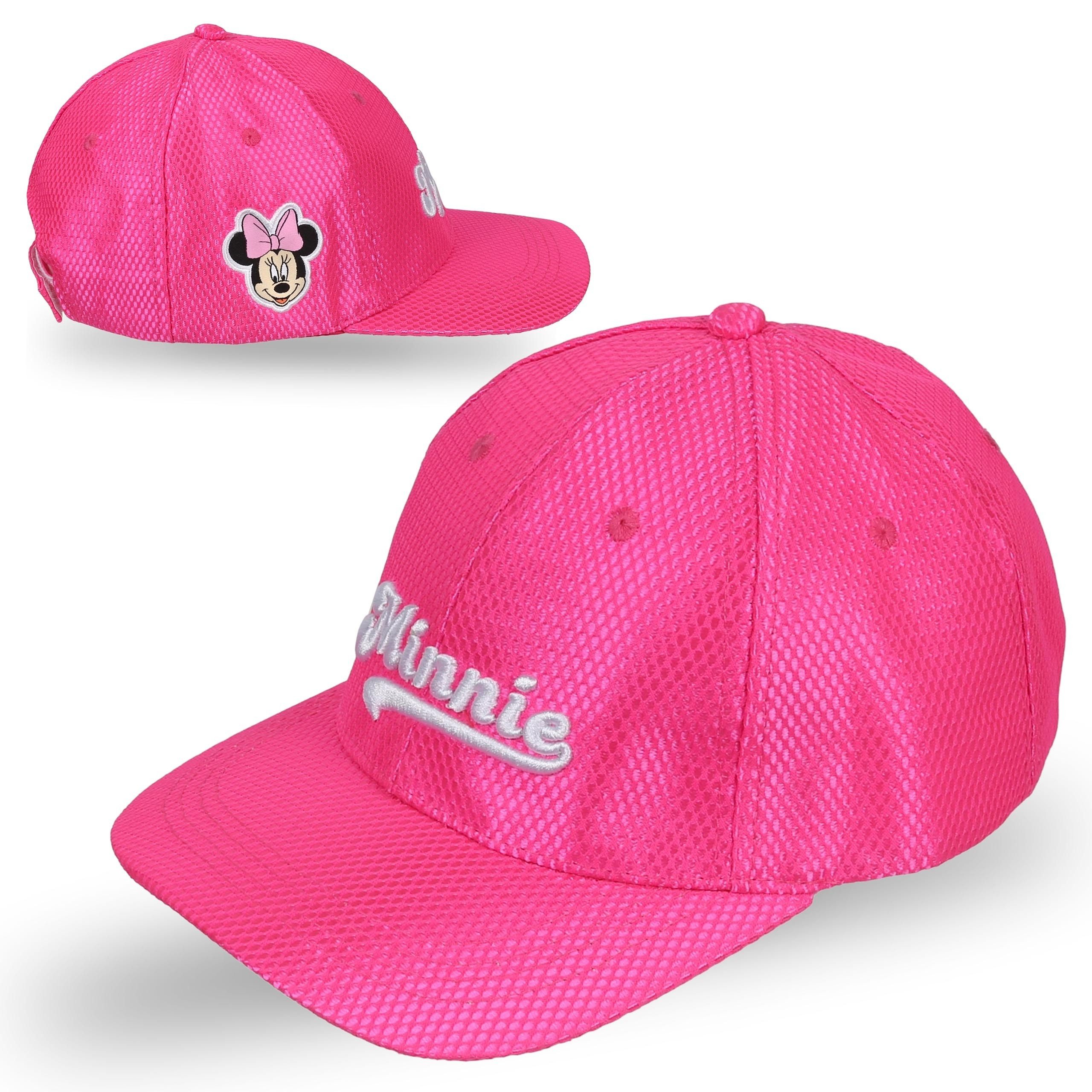 Baseball Cap DISNEY Minnie Mouse Baby Mädchen rosa Baseballmütze, verstellbar 56 cm