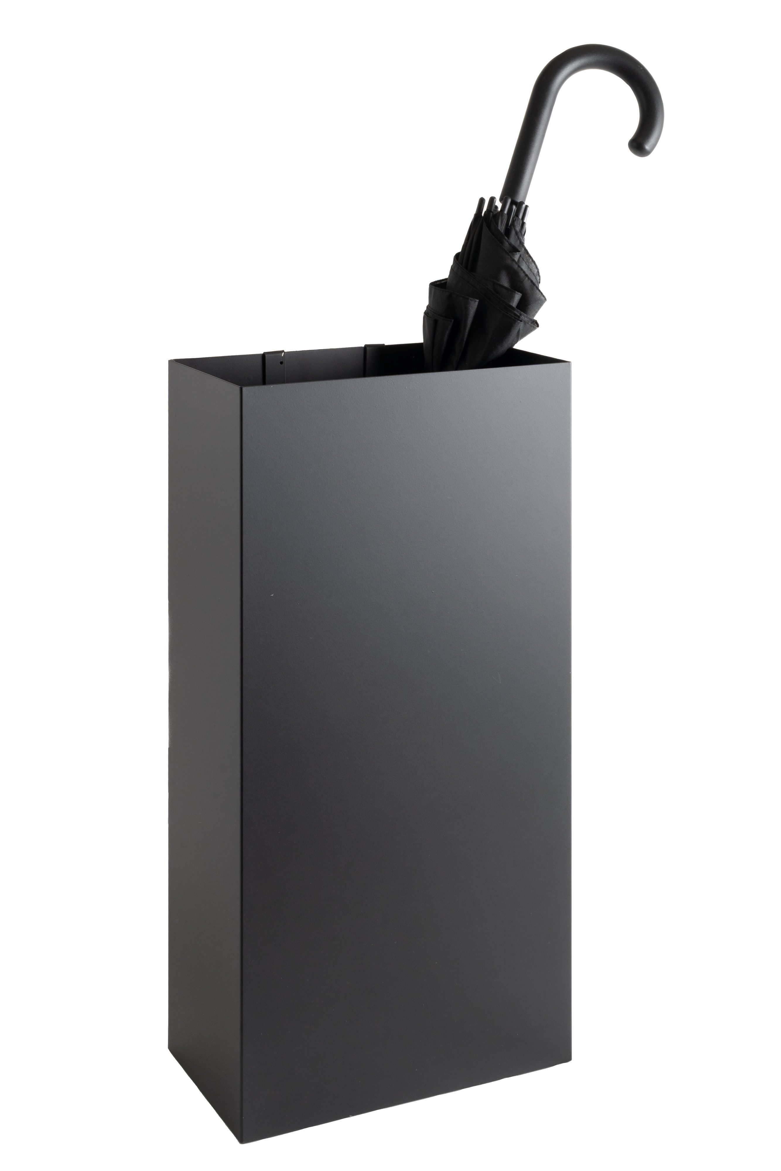 NEUSTEIN Schirmständer Schirmständer mit modernem Design aus Metall XXL extra stabil schwarz