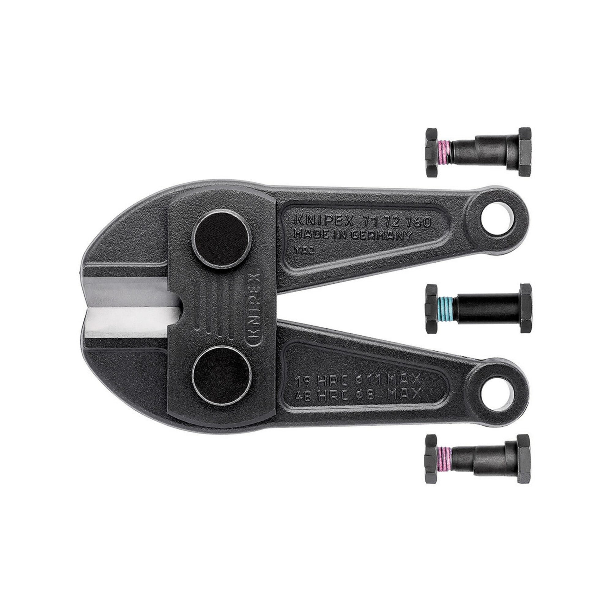 Knipex Bolzenschneider KNIPEX 71 79 760 Ersatzmesserkopf für 71 72 760 komplett mit Schrauben