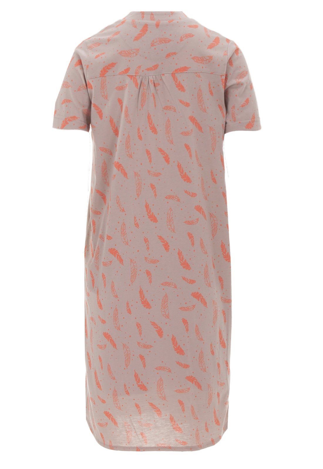 zeitlos Nachthemd Nachthemd Kurzarm - Feder