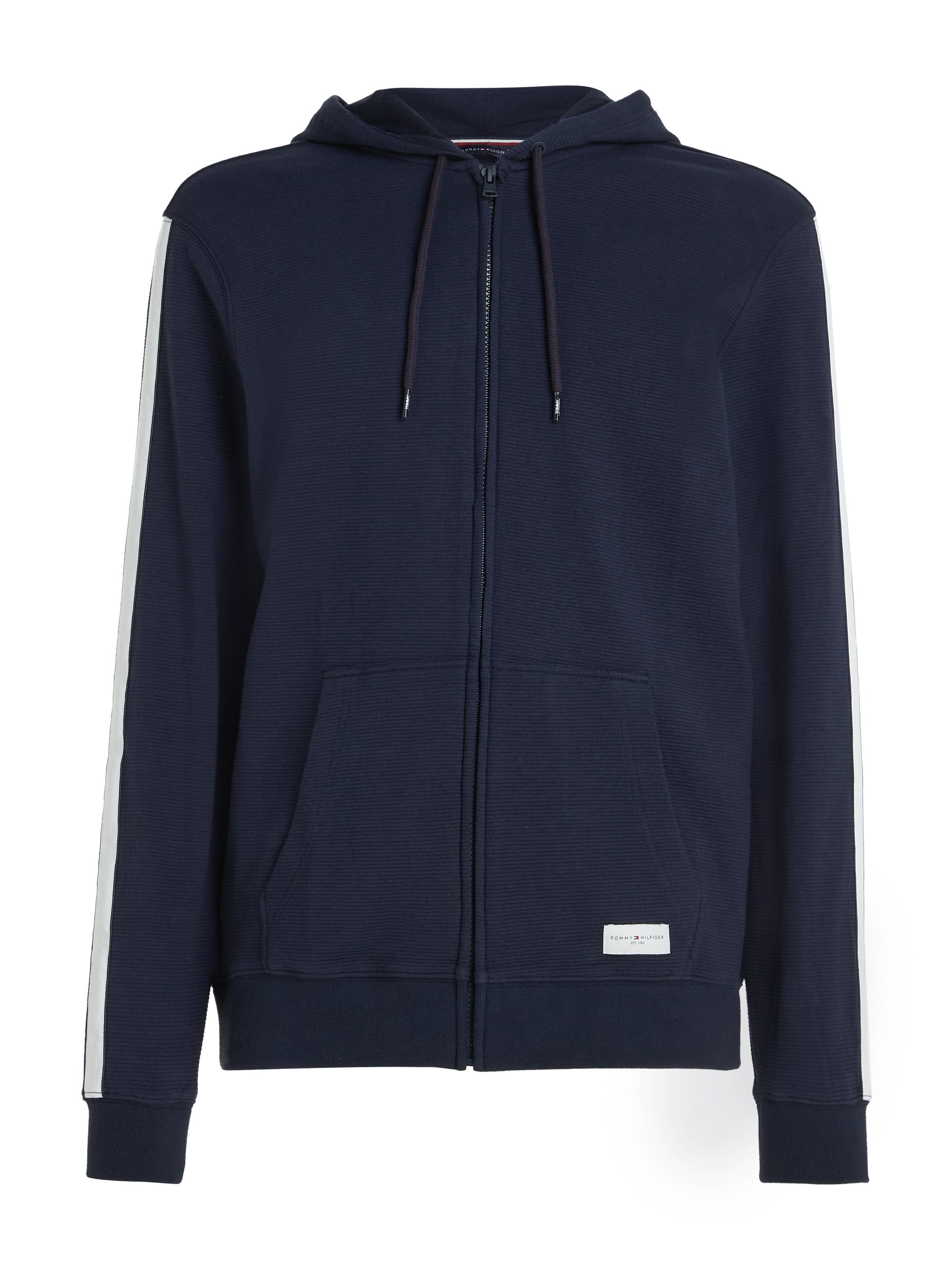 sky Ärmeln Underwear an mit Hilfiger Tommy den Markenlabel HWK desert FZ Hoodie HOODIE