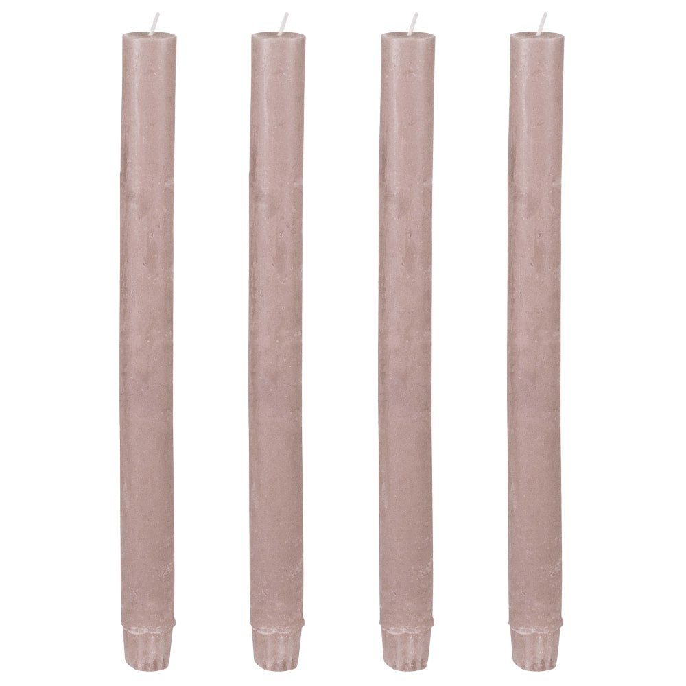 matches21 HOME & HOBBY Tafelkerze Stab-Kerzen 4er Set hochwertige Tafelkerz günstig online kaufen