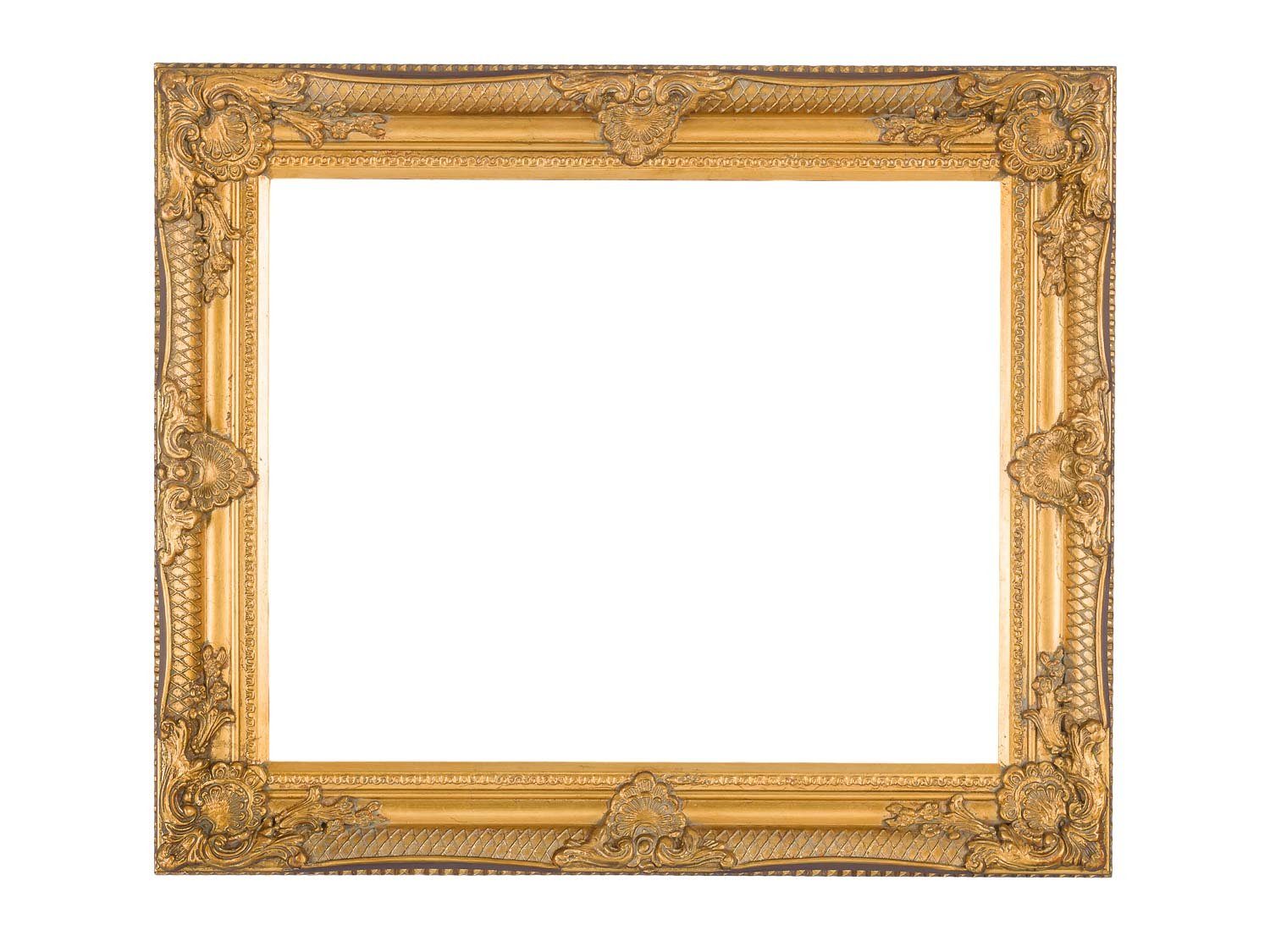 Aubaho Bilderrahmen Bilderrahmen Rahmen Gemälde Ölgemälde Innenmaß 40 x 50cm Farbe gold An | Einzelrahmen