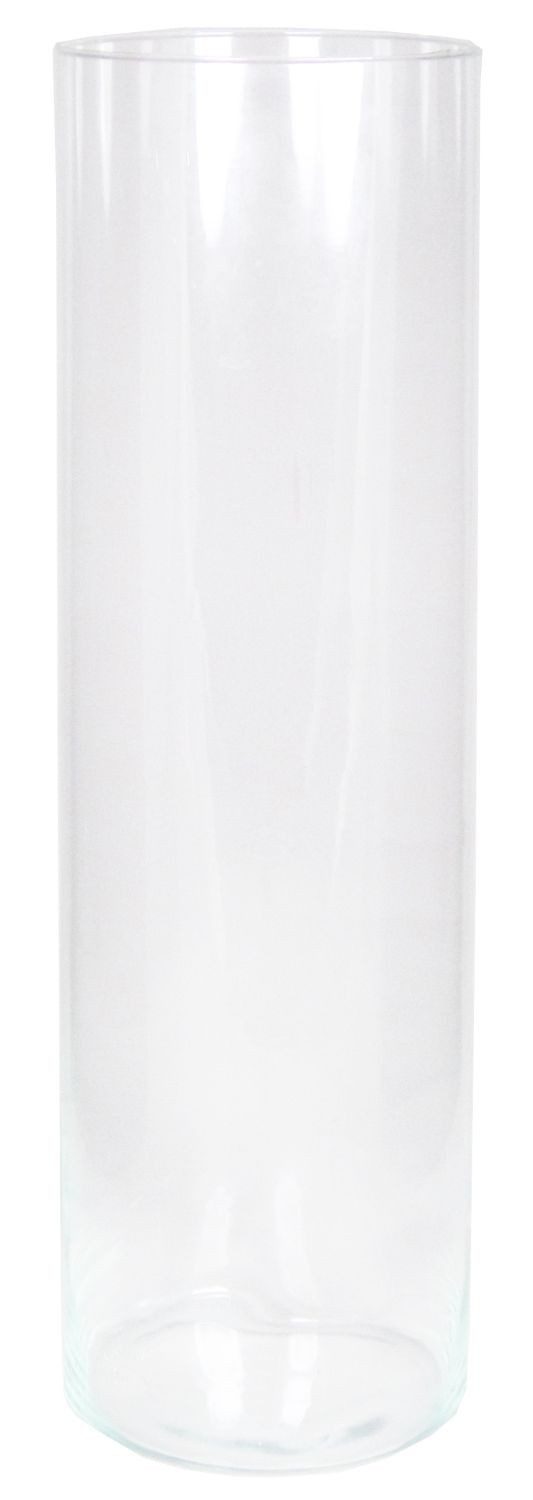 INNA-Glas Bodenvase Boden Vase Zylinder Sanya Ocean aus Glas, klar, 50 cm, Ø 15 cm