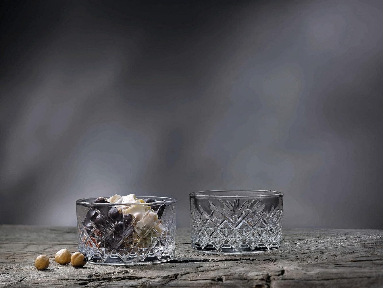 Pasabahce Servierschüssel Pasabahce Timeless Schale 4er Set, Glas, (Packung)