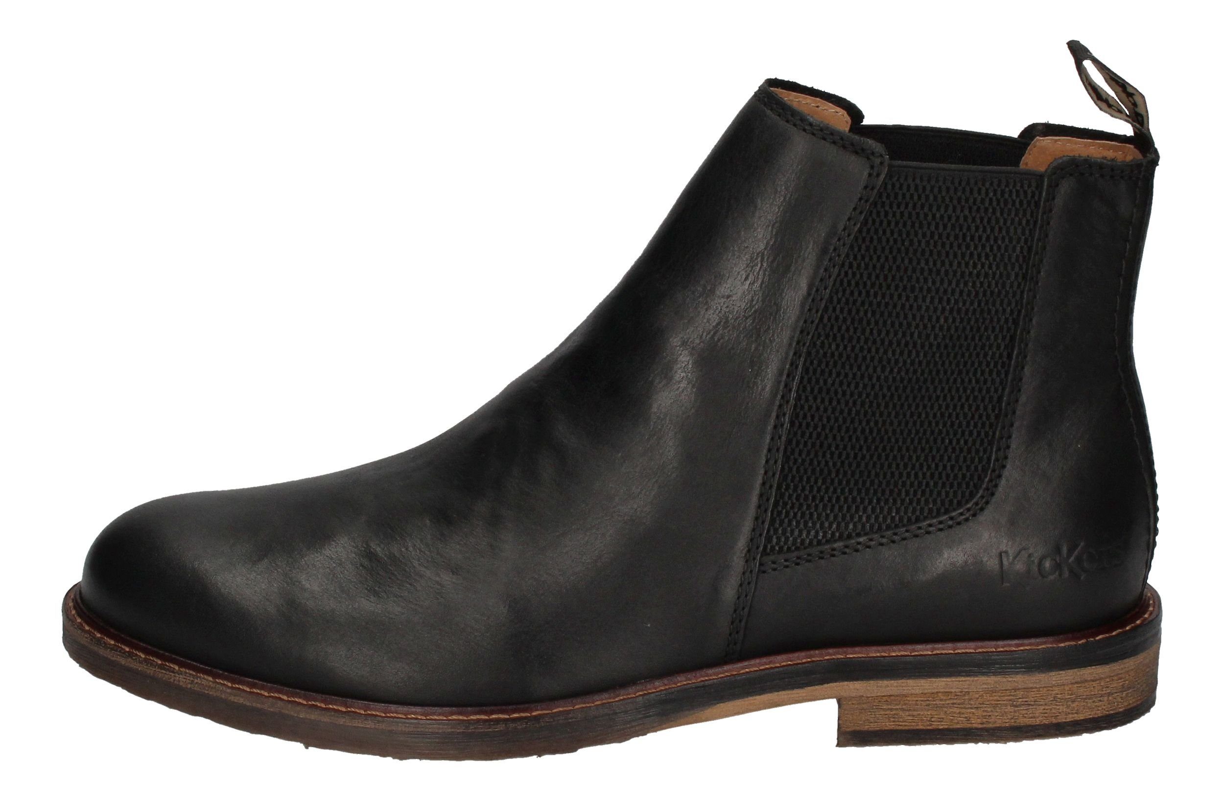 Schuhe Boots Kickers ALPHATRI 828871-60-8 Chelseaboots Noir