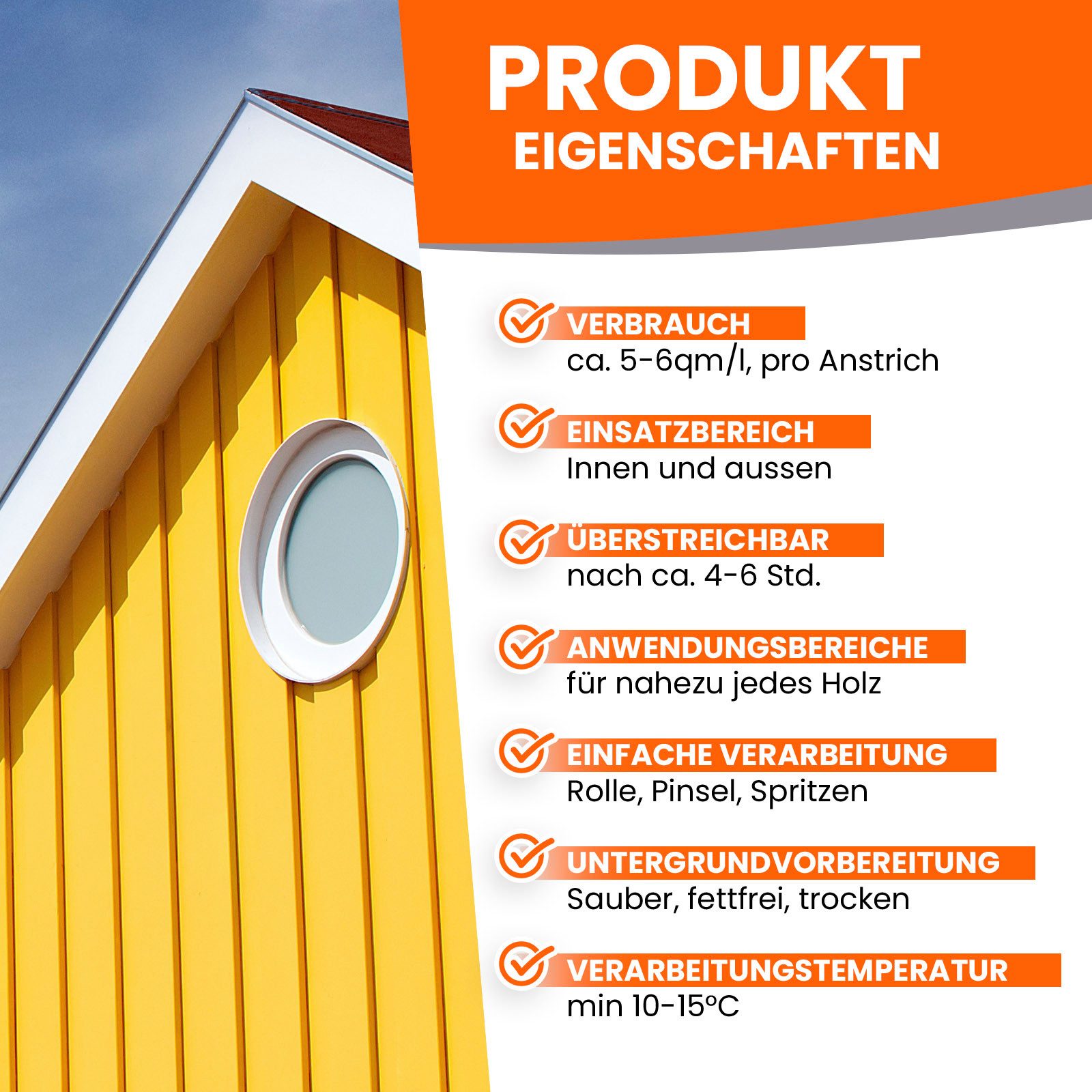 BEKATEQ Wetterschutzfarbe BE-420 Holzfarbe, Holzfarbe, Holzlack, Zaunfarbe, günstig online kaufen