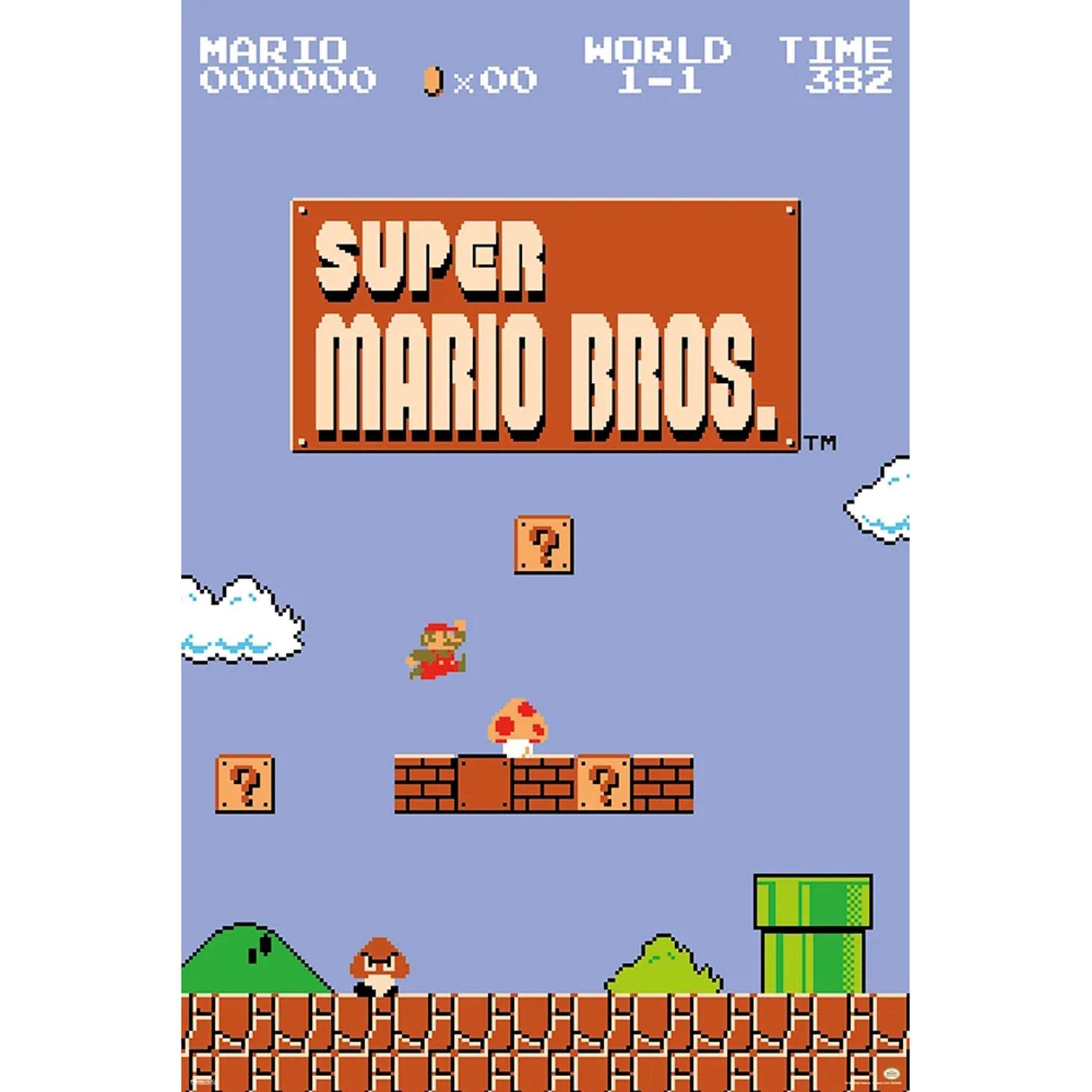 PYRAMID Poster Super Mario Bros. Poster Level 1-1 61 x 91,5 cm