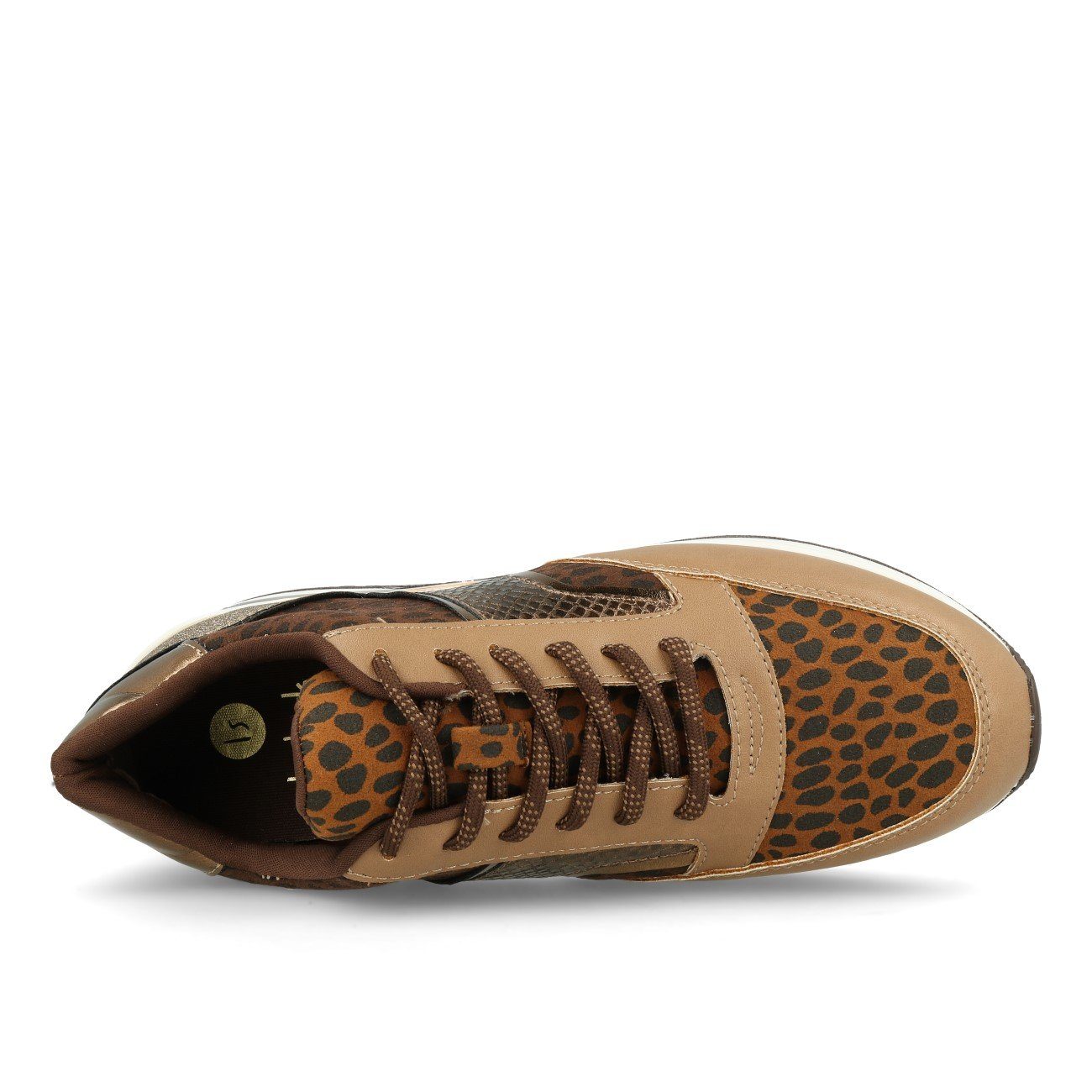 Leopard Sneaker La Micro Sneaker Strada Tan Strada Damen Pu 2003152 La