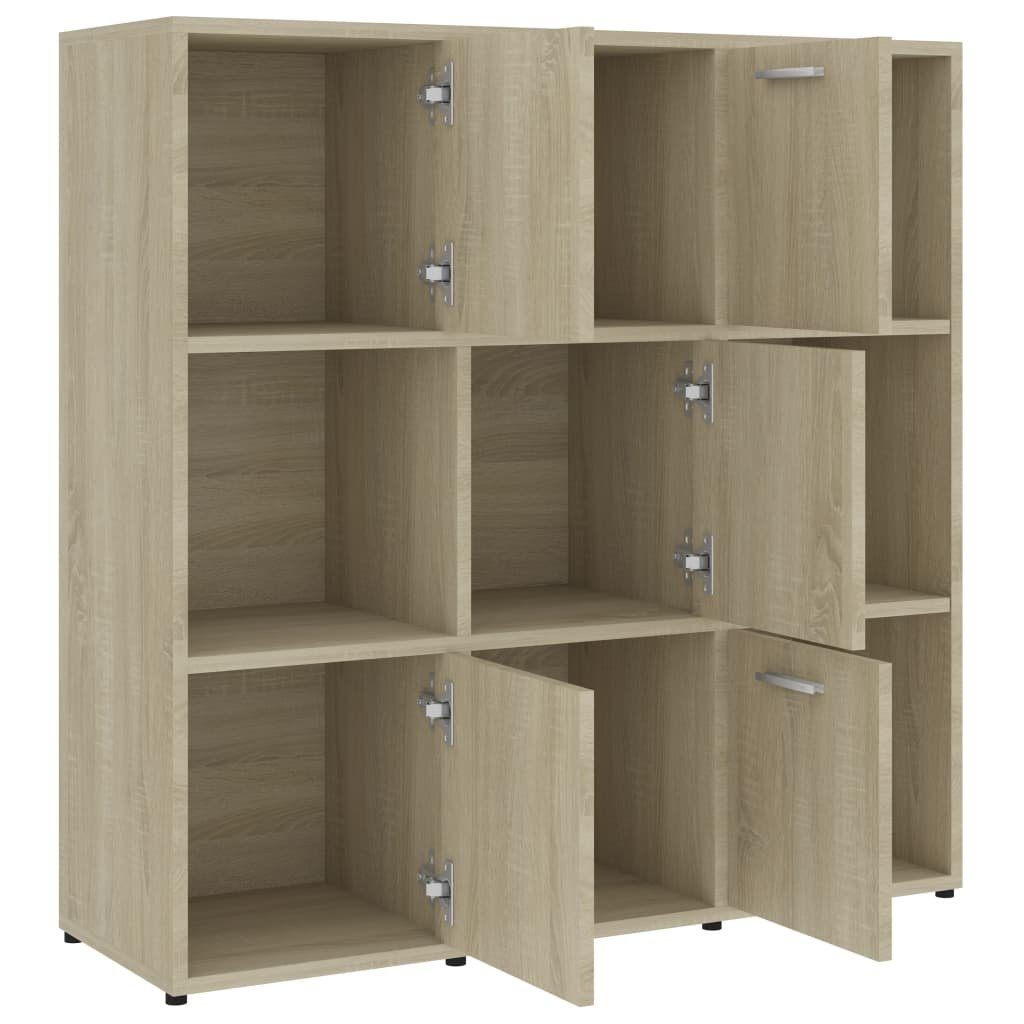 90x30x90 Sonoma-Eiche Holzwerkstoff furnicato cm Bücherregal