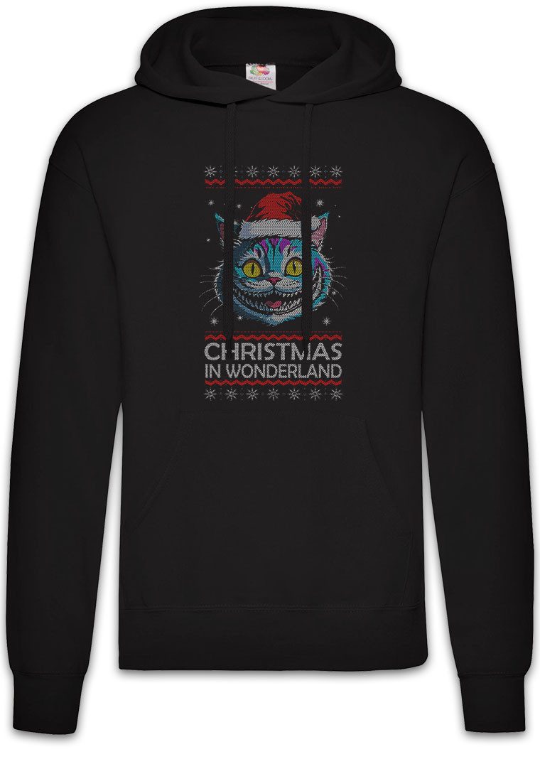 Hoodie Christmas Wonderland Herren Hoodie Winter Merry Alice Santa In X-Mas