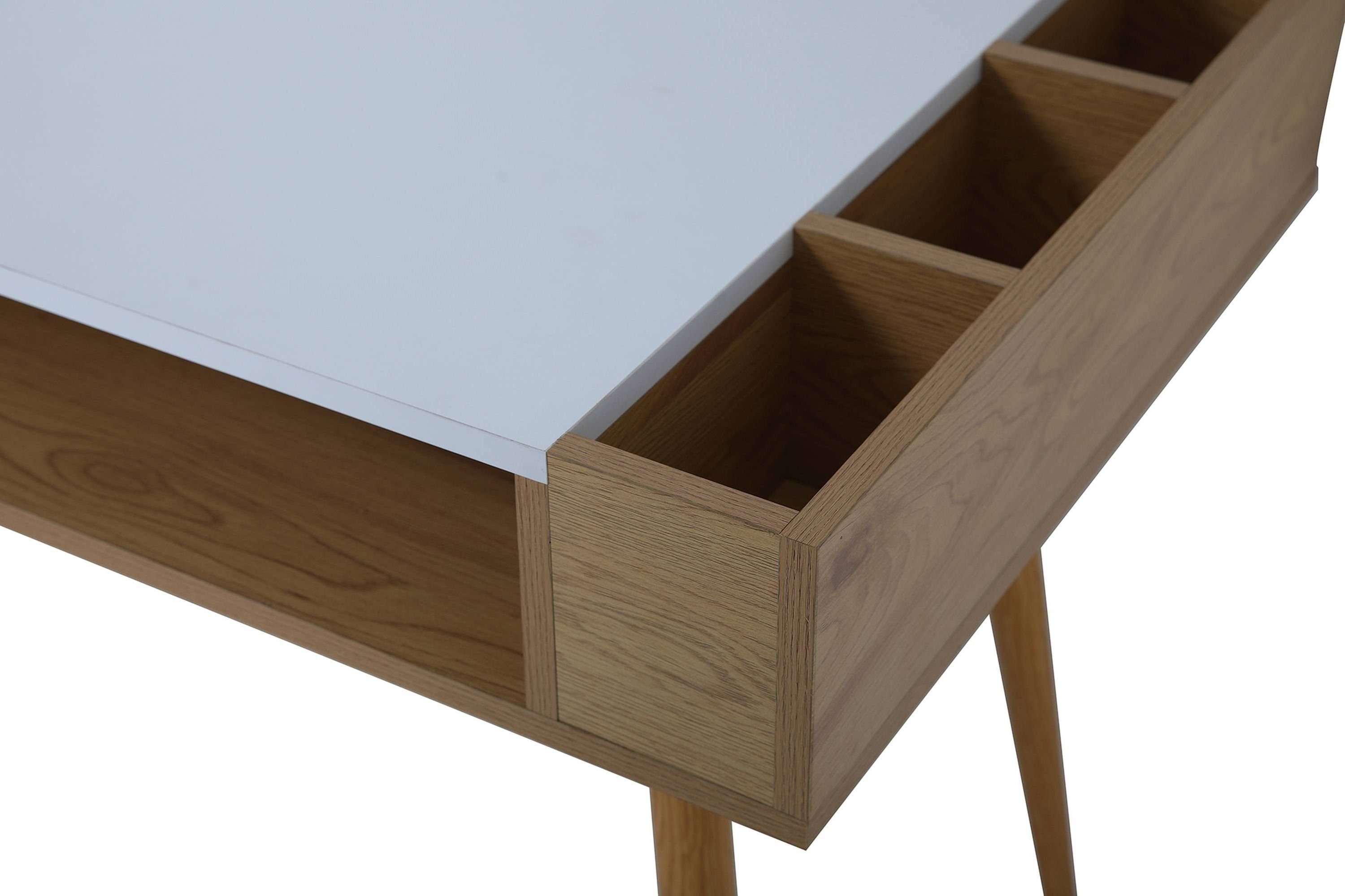 GMD Living Schreibtisch Schreibtisch DEUNA, aus MDF