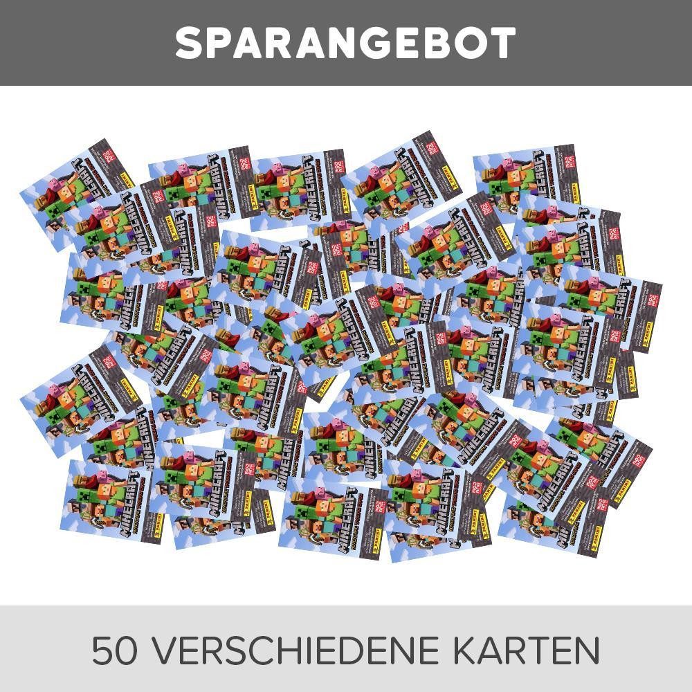 Minecraft Sammelkarte Minecraft Trading Cards - 50 verschiedene, zufällige Karten