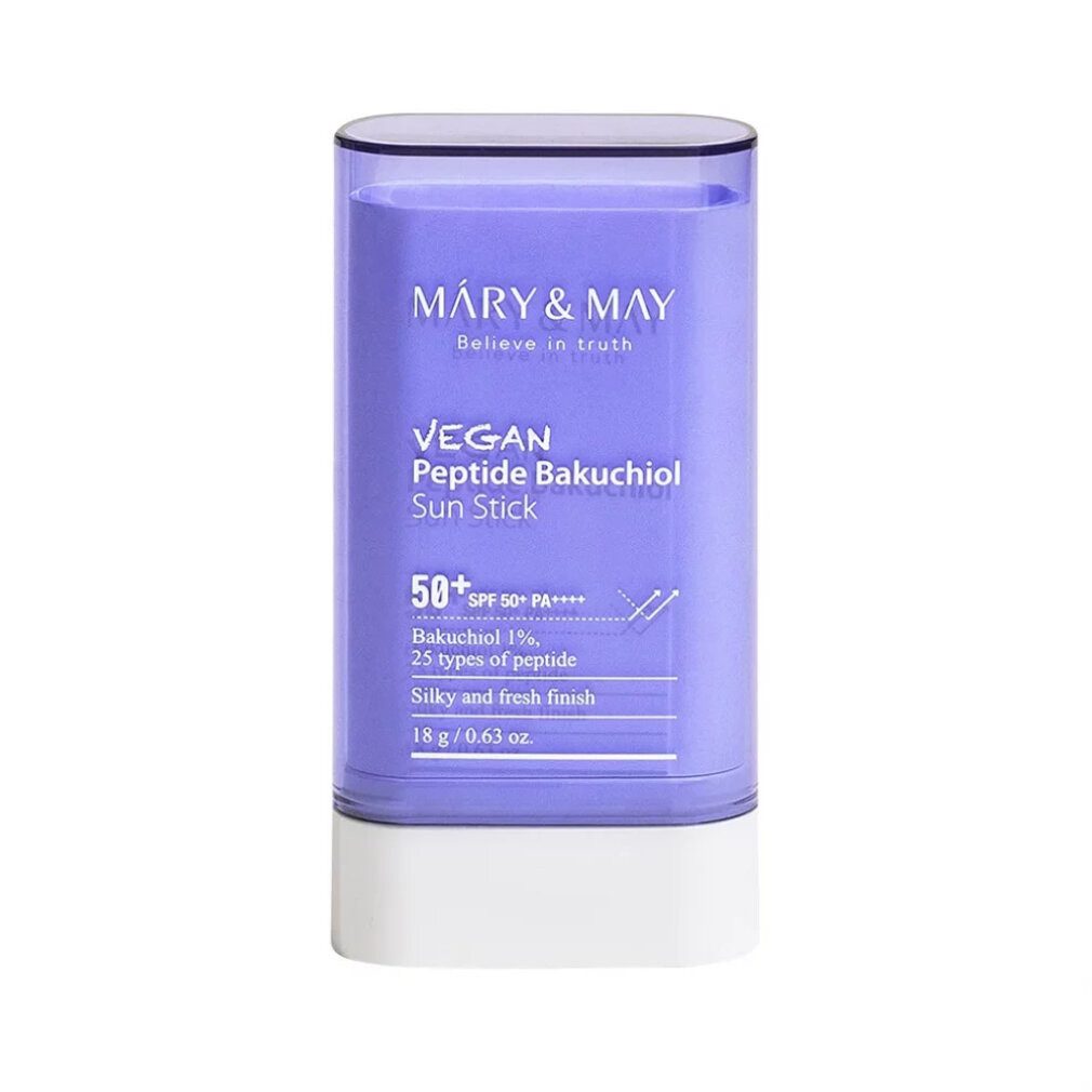 MARY & MAY Körperpflegemittel Sun Stick SPF 50+ Veganes Peptid Bakuchiol (Sun Stick) 18 g