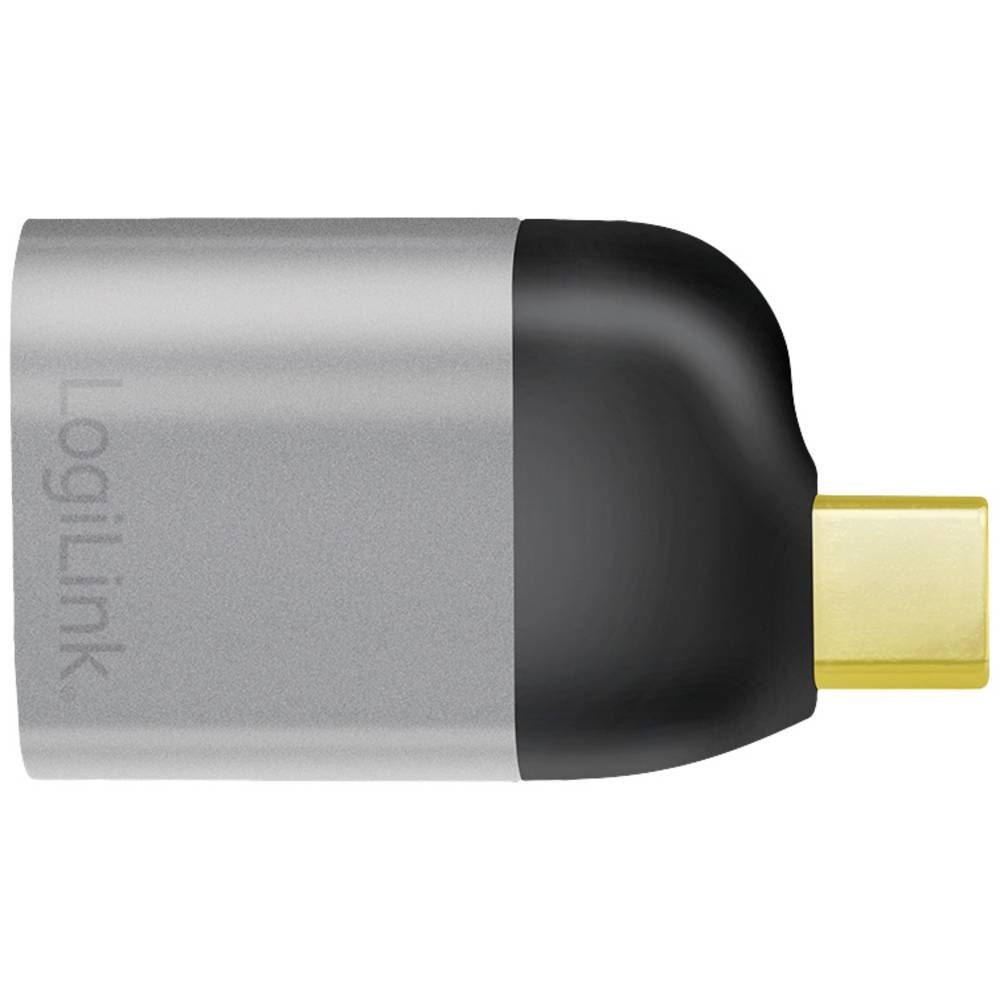 LogiLink USB 3.2 Gen2 Type-C-Adapter, USB-C®/M zu DP/F, 8K, Alu, CUA0204 USB-Adapter