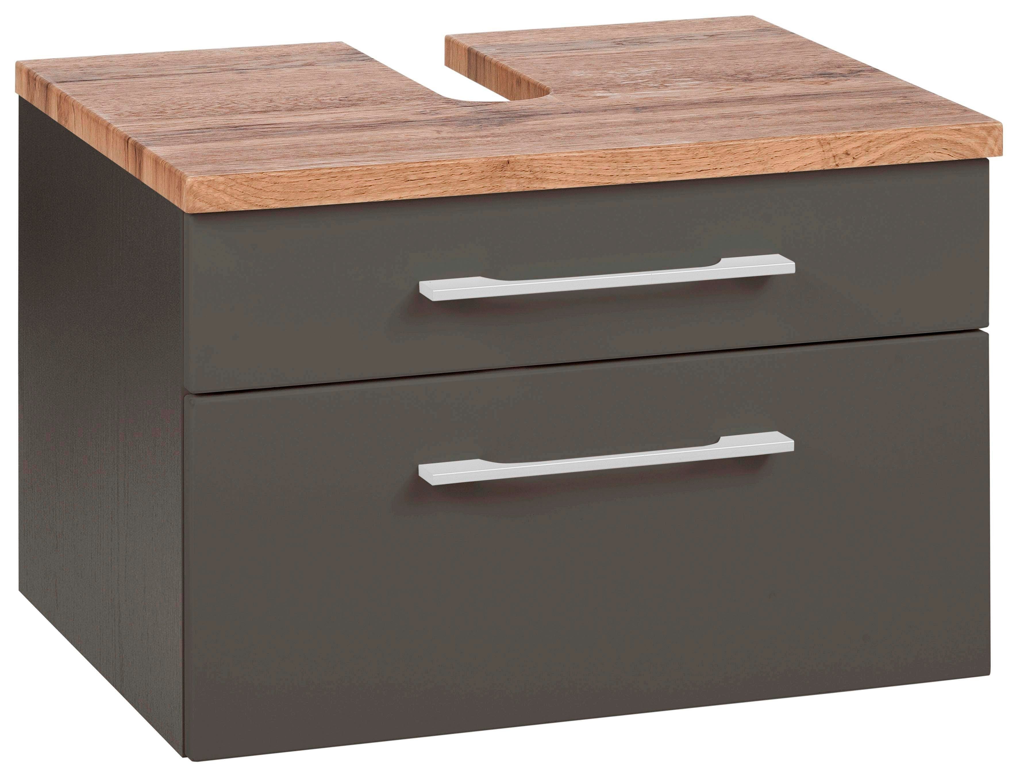 welltime Waschbeckenunterschrank Davos Breite 60 cm