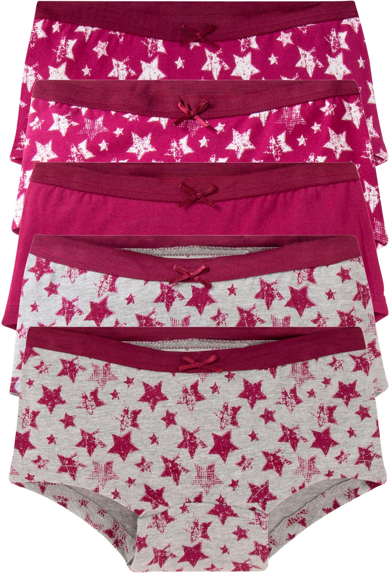 bonprix Panty (Packung, 5-St., 5) körpernahe Passform, aus Baumwolle mit Elasthan, 5er-Pack