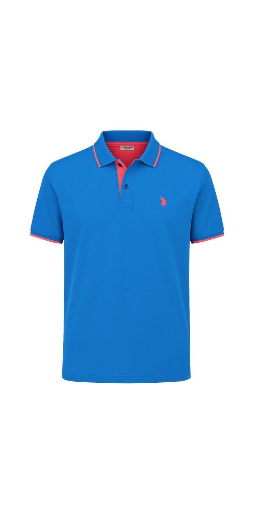 Poloshirt US16300 (Baumwolle) blau Herren