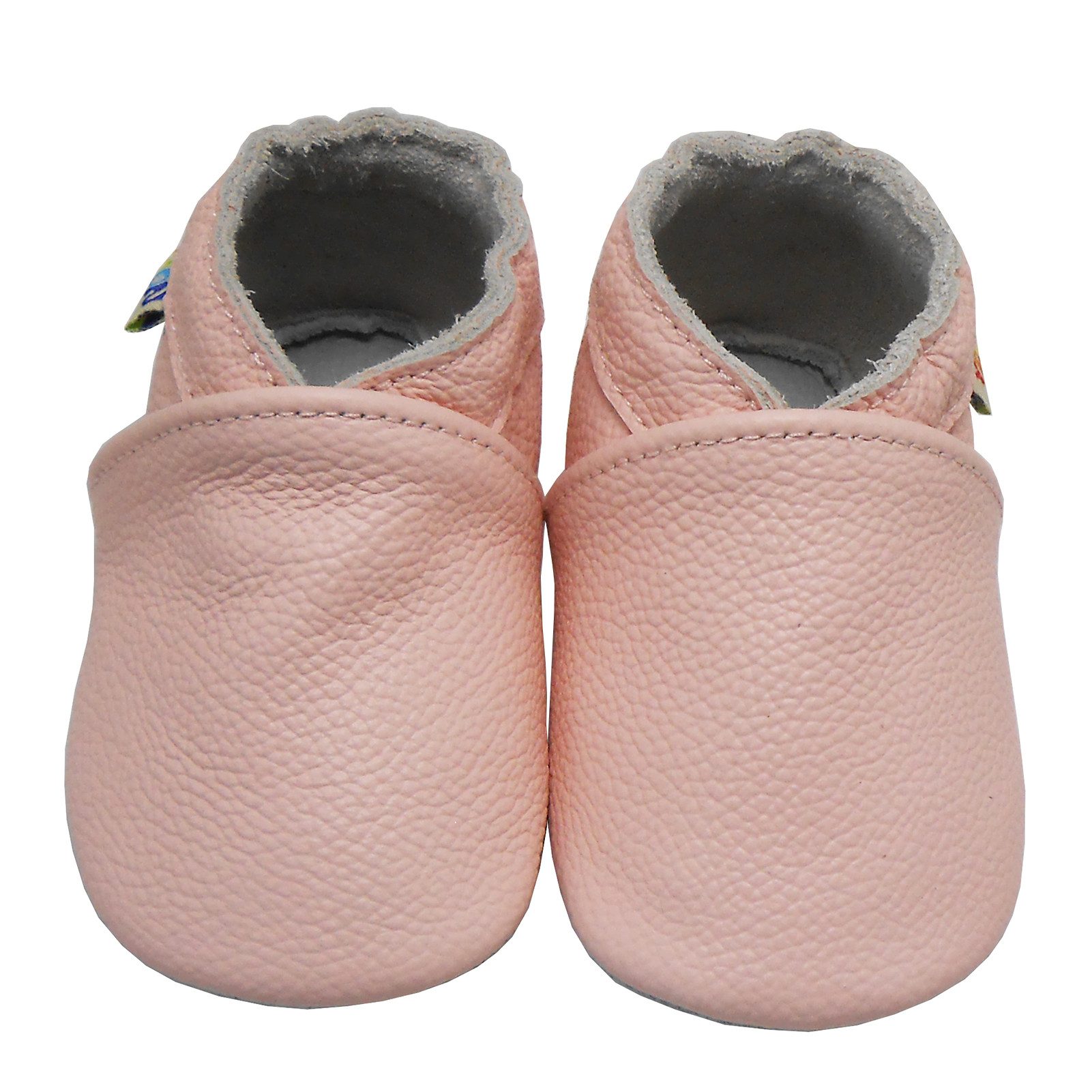 Yalion Yalion Leder Baby-Lauflernschuhe, weich, rutschfest, handgefertigt Krabbelschuh Baby Schuh aus echtem Leder,Barfußgefühl & rutschfester Sohle