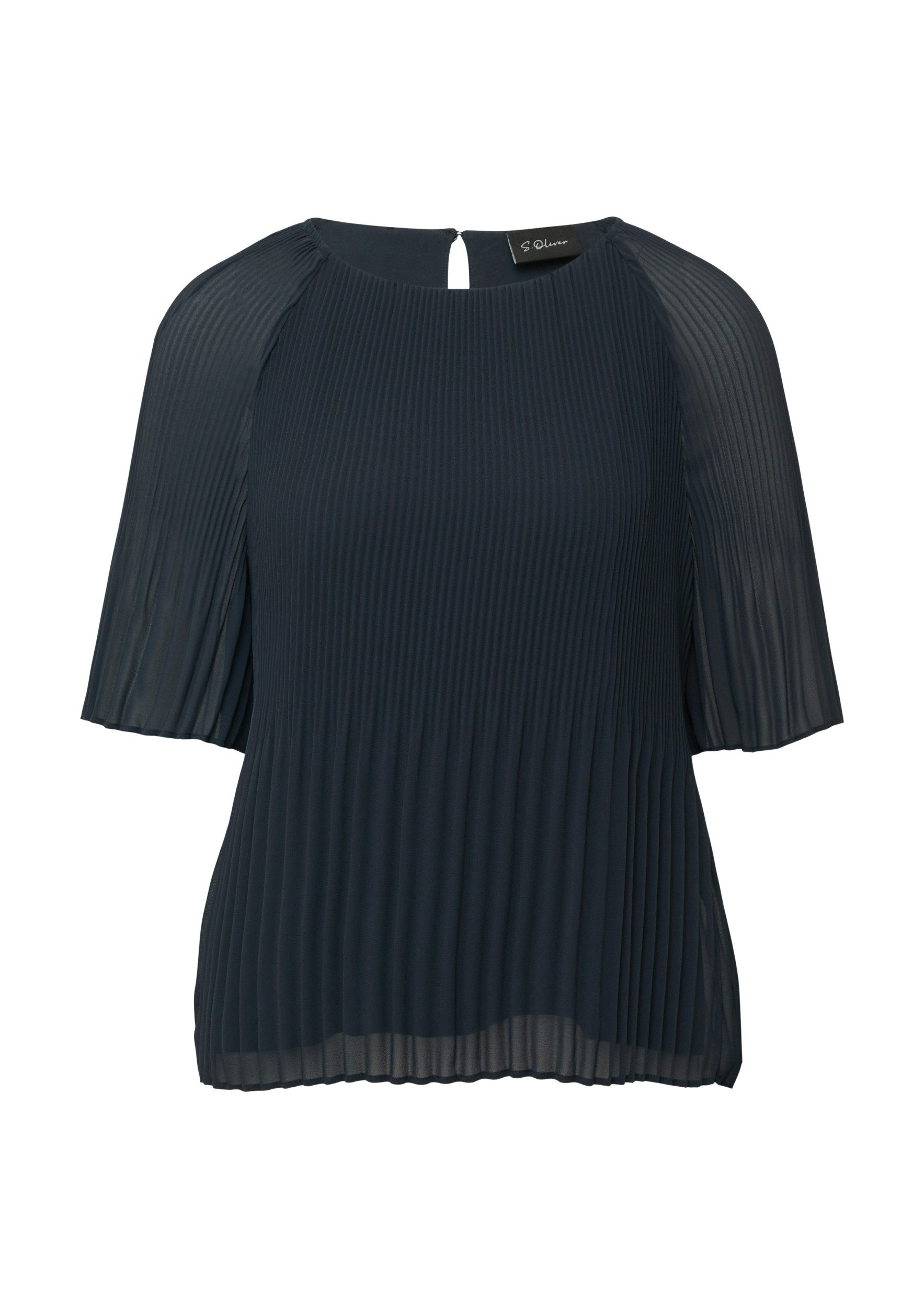 s.Oliver BLACK LABEL Kurzarmbluse – Stilvolle Bluse von S.Oliver Black Label