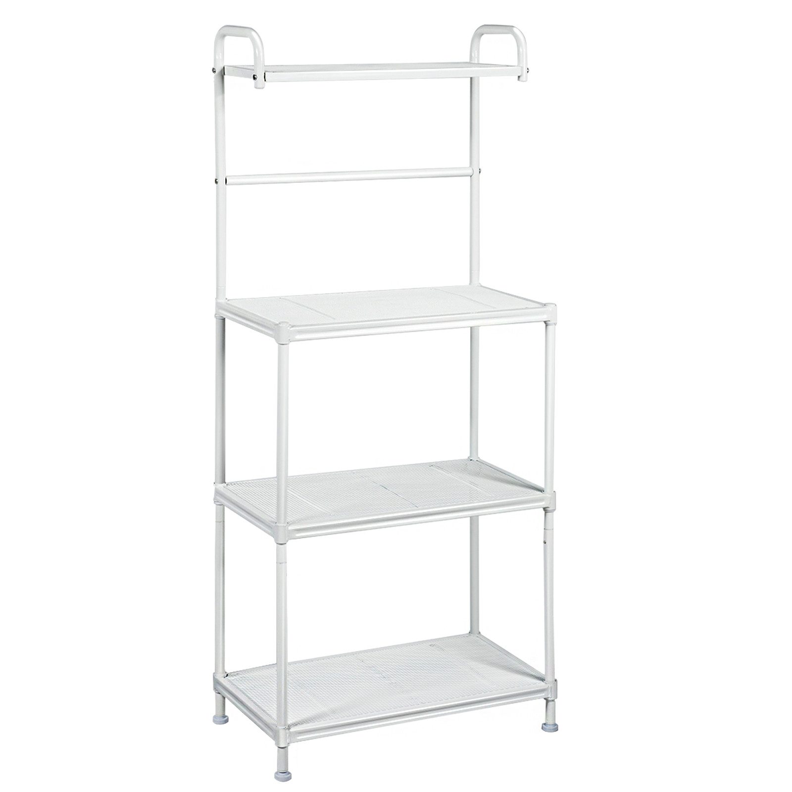 KOMFOTTEU Standregal Mikrowellenregal, mit großem Stauraum, aus Lackiertes günstig online kaufen