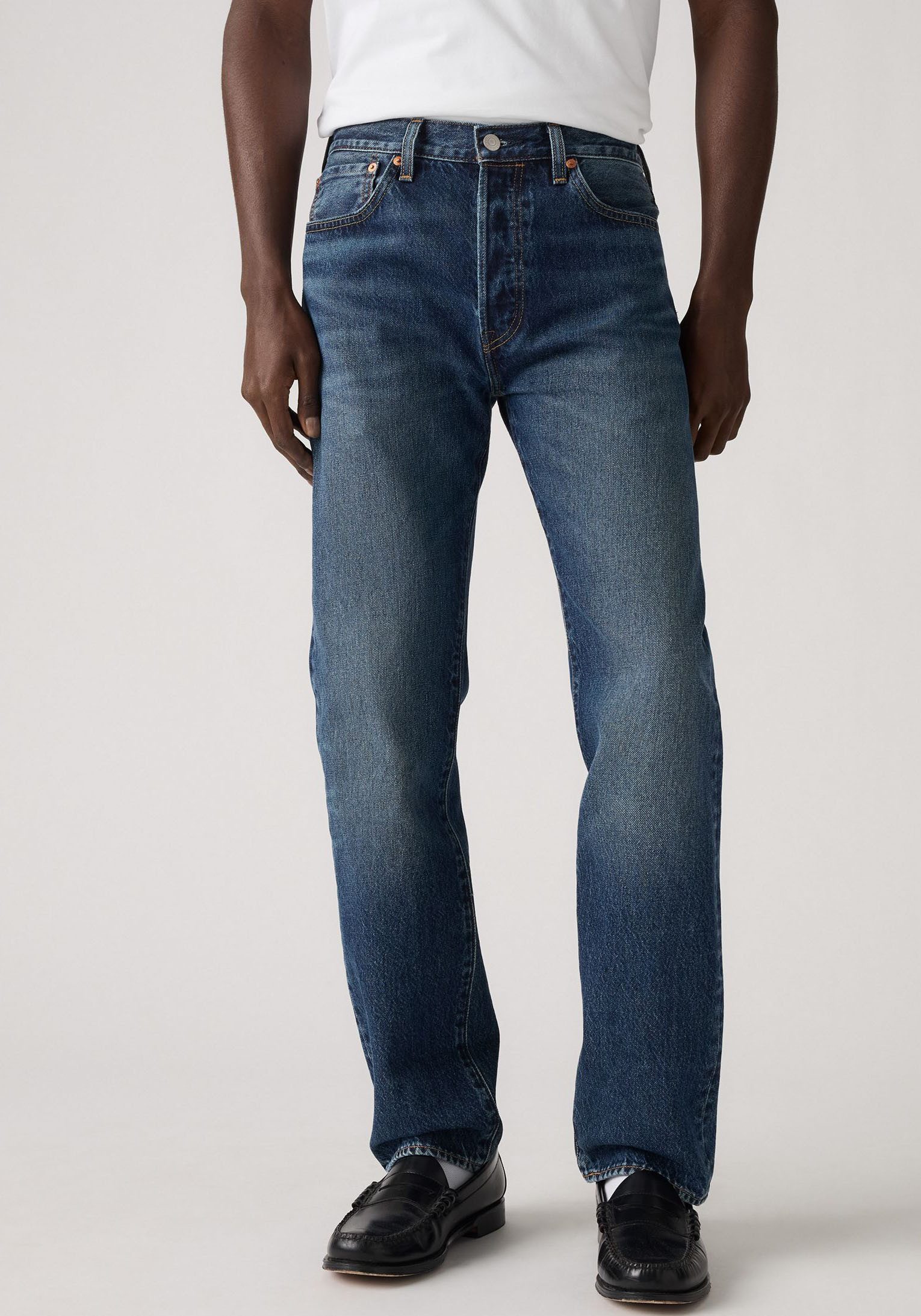 Levi's® Straight-Jeans 501 LEVI'S ORIGINAL mit Markenlabel günstig online kaufen