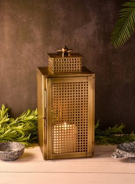 Marrakesch Orient & Mediterran Interior Kerzenständer Windlicht Gartenlaterne Gjola, orientalische Laterne, Teelichthalter (1 St), Handarbeit