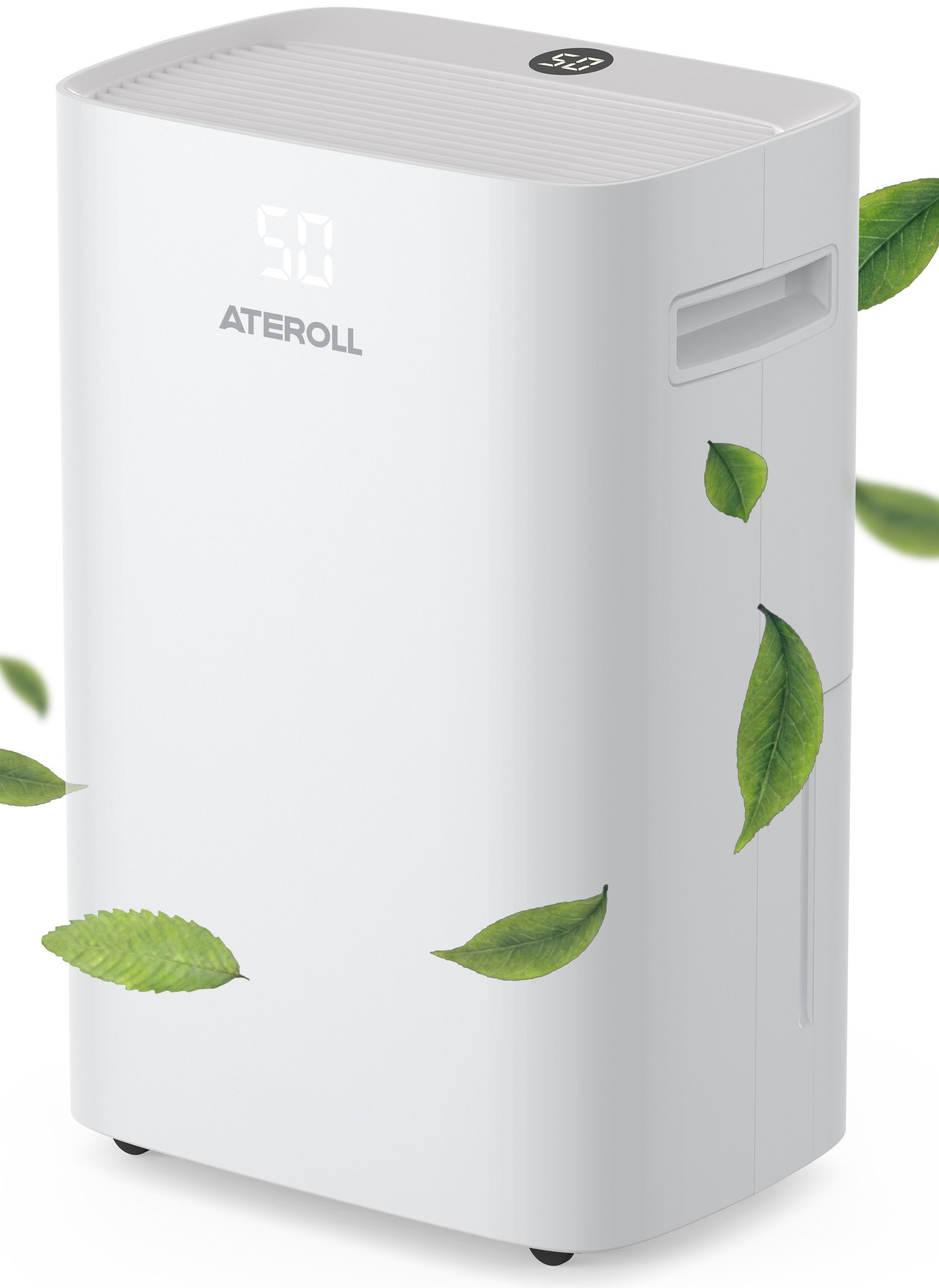ATEROLL Luftentfeuchter Elektrisch mit Timer, 16L/24H, 25L/24H, leise 36dB Raumentfeuchter, für 215 m³ Räume, Entfeuchtung 25 l/Tag, Tank 5 l, Wäschetrocknung,Schlafmodus,Dehumidifier für Wohnung/Keller