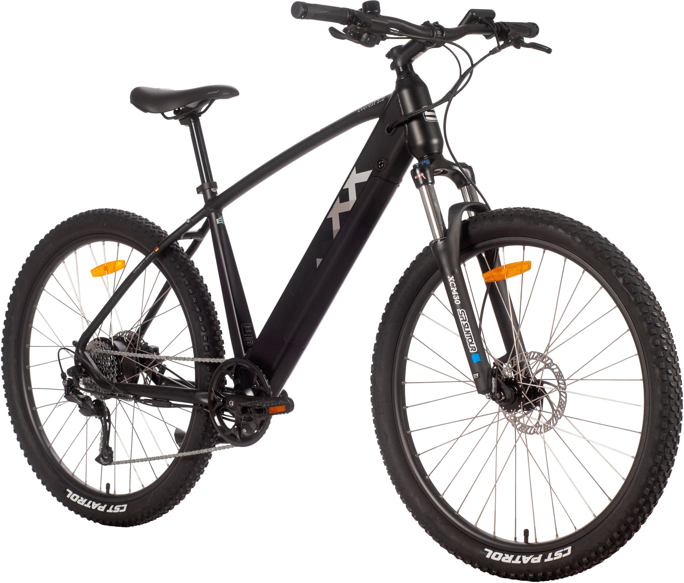 Akku-Ladegerät) Heckmotor, SAXXX (mit Akku, Gang, Everest E-Bike 9 Kettenschaltung, 468 5.0, Wh