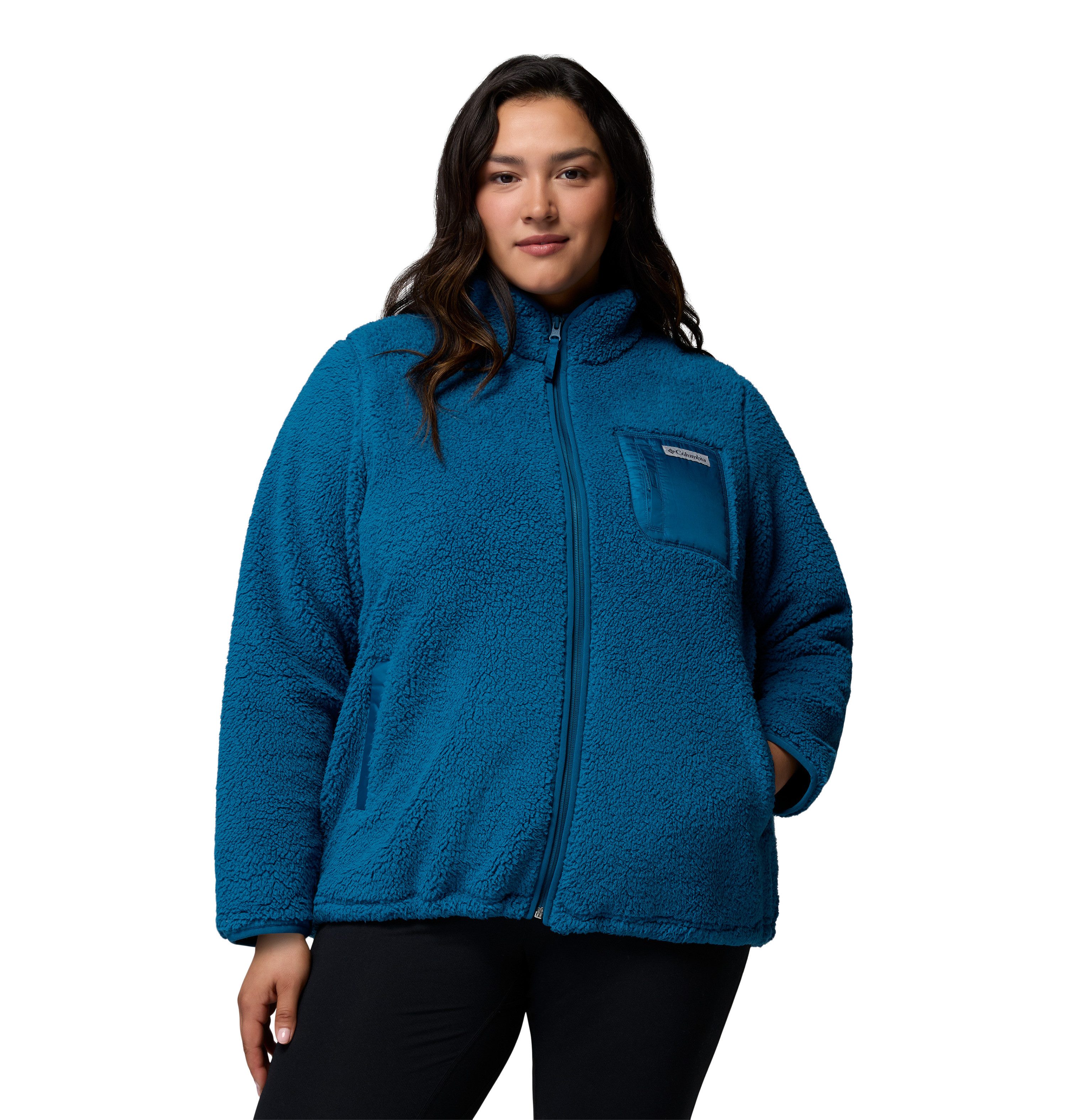 Columbia Fleecejacke West Bend Full Zip II Langarm-Design, mit Reißverschluss, wasserabweisend, windabweisend