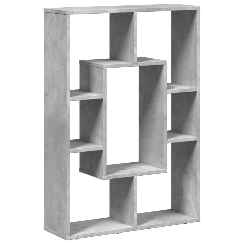 vidaXL Bücherregal Bücherregal Betongrau 63x20x90 cm günstig online kaufen