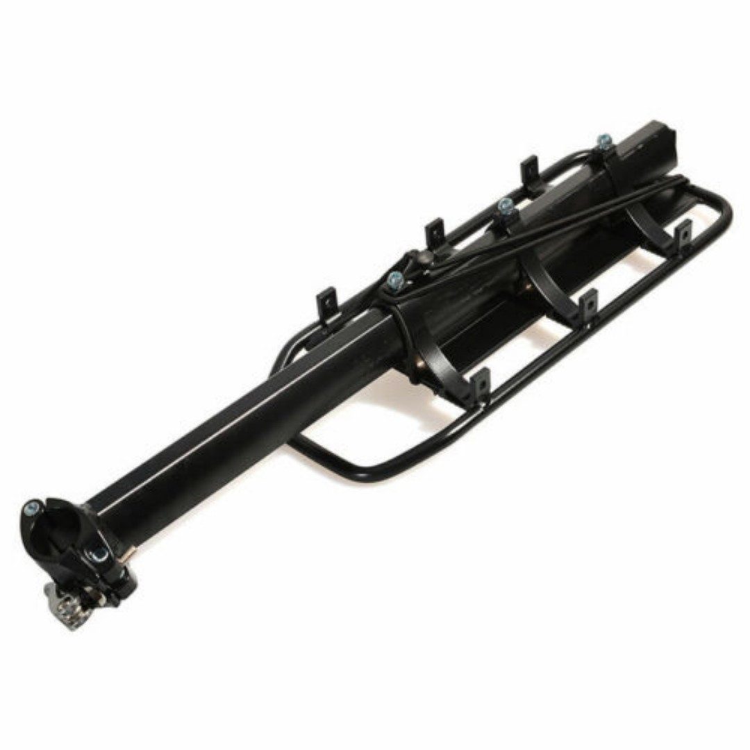 ROCKBROS Fahrrad-Gepäckträger Fahrrad Gepäckträger Alu Schnellspanner, Sattelstützen-Typ Gepäckträger