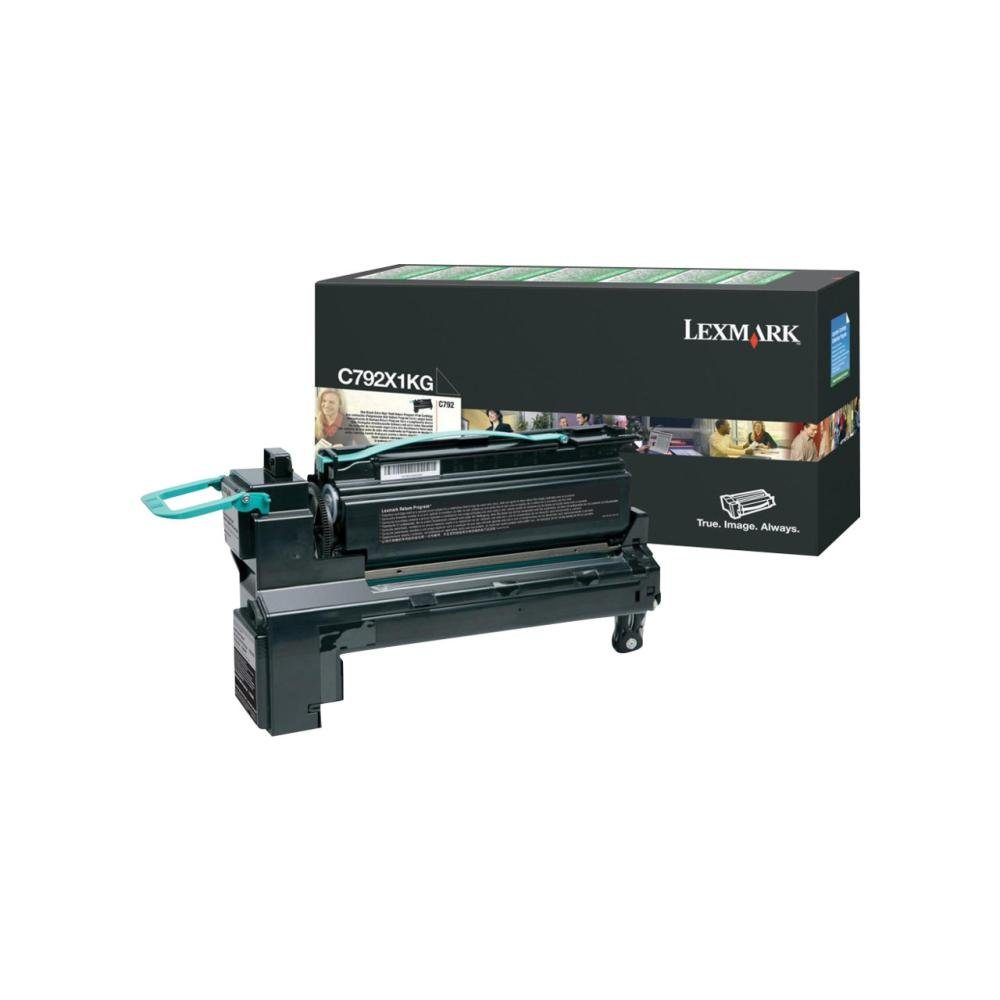 Lexmark Tonerpatrone C792X1KG Toner schwarz