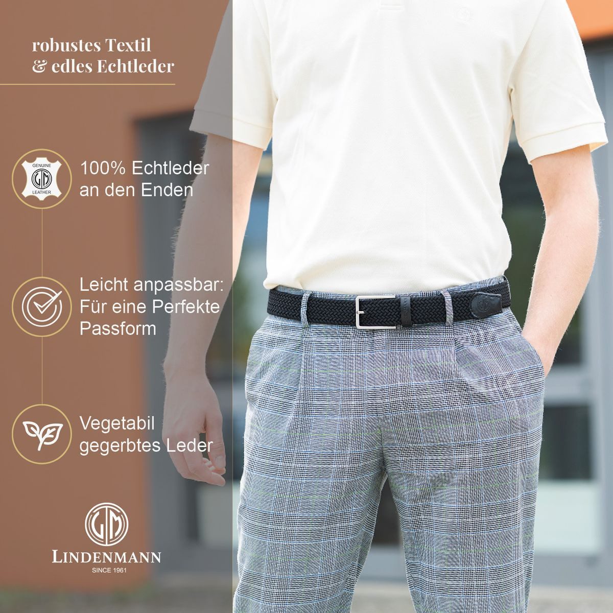 LINDENMANN Stretchgürtel