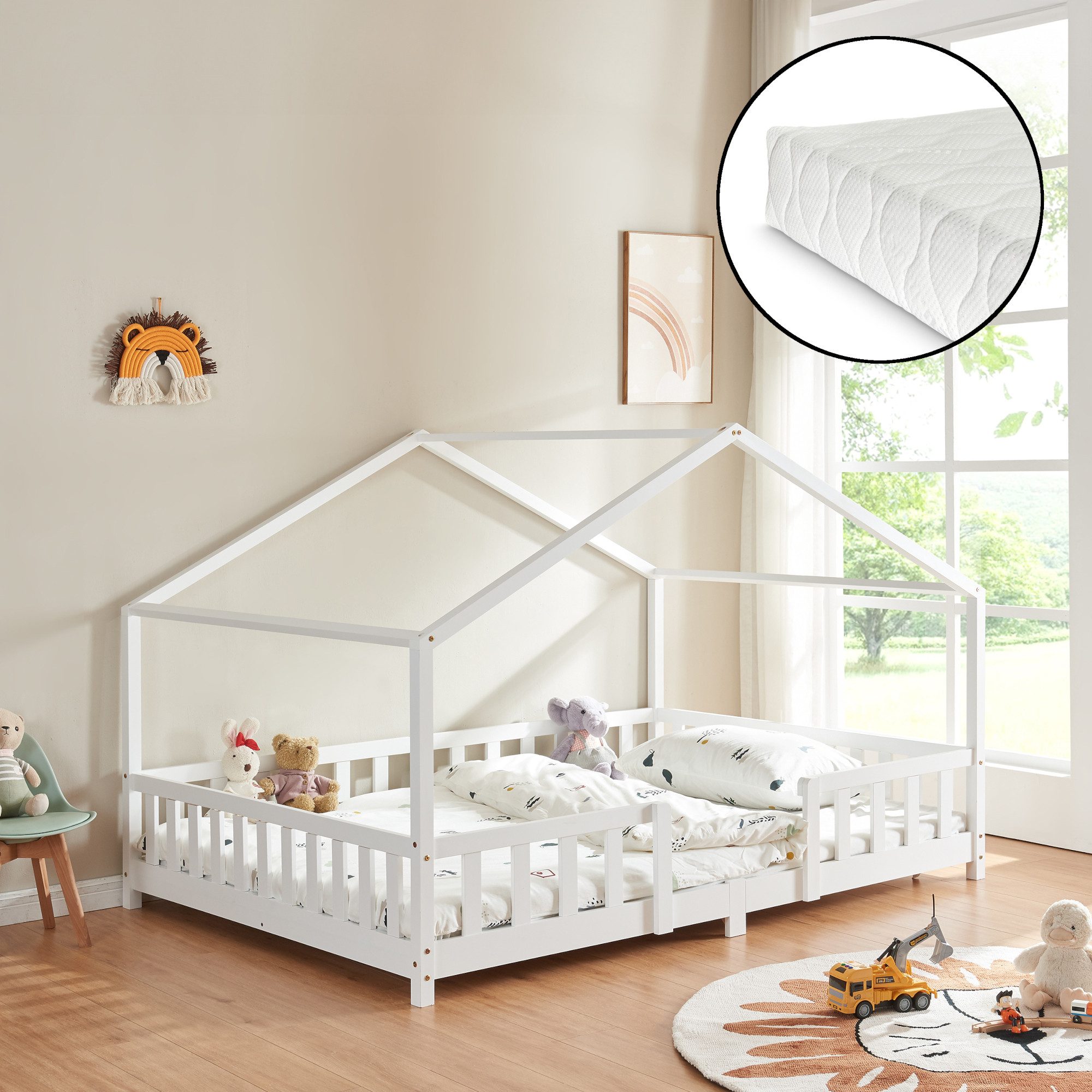 en.casa Kinderbett (Bett und Matratze), »Treviolo« günstig online kaufen