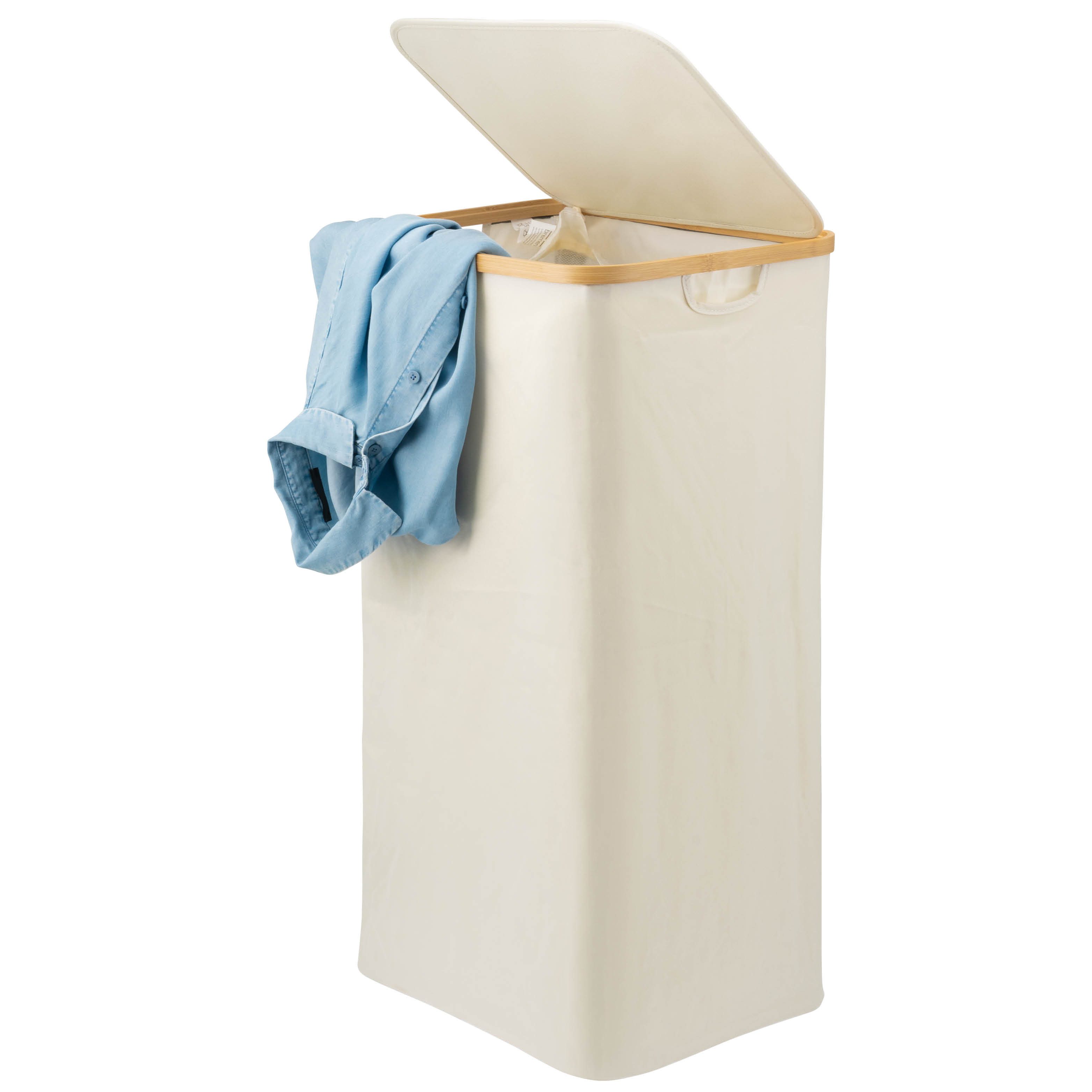 bremermann Wäschekorb Wäschesammler mit herausnehmbarem Sack & Deckel, ca. 100 Liter (1 St)